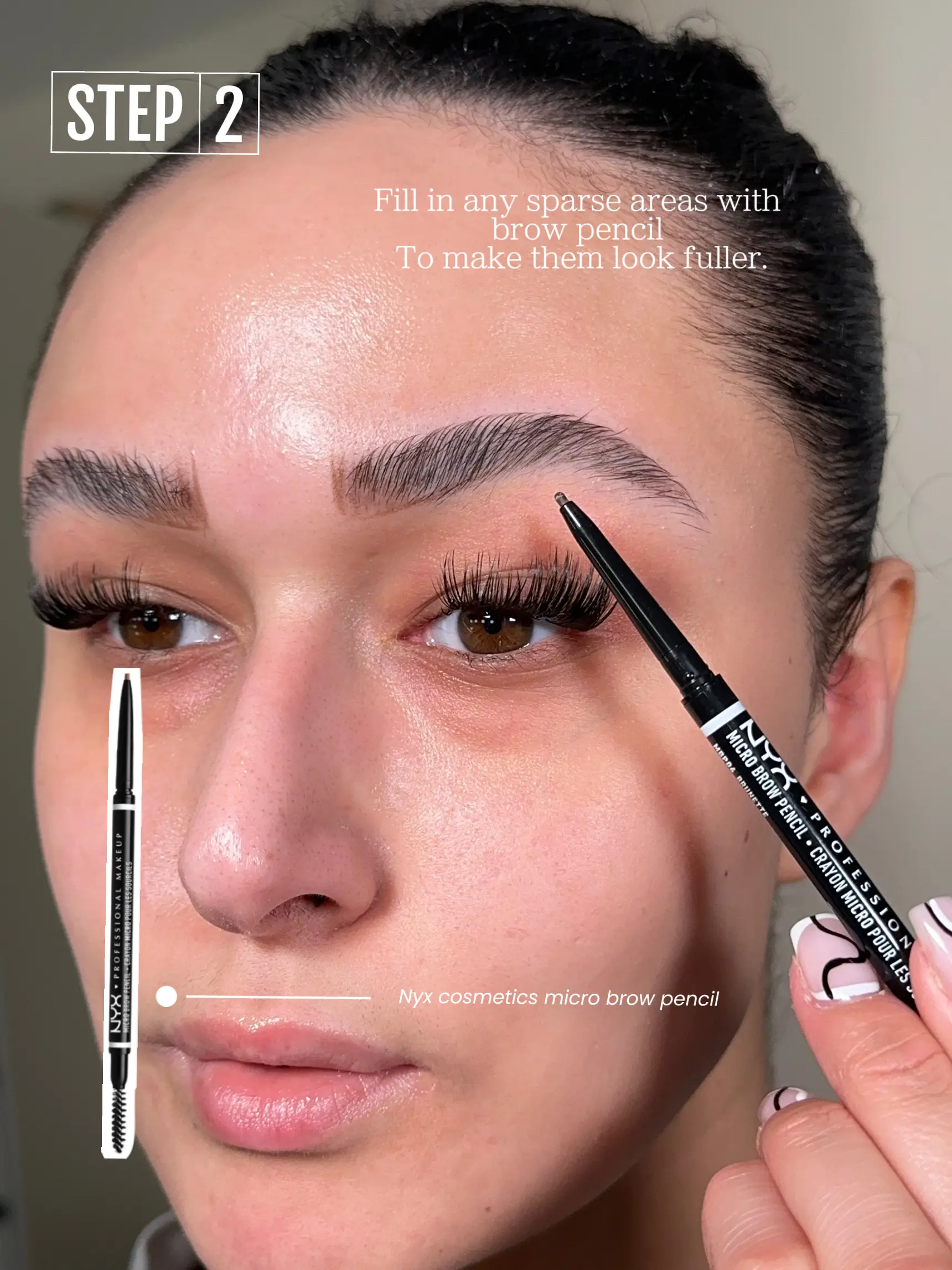 Brow tutorial ✨🖤 | | Lemon8 posted Gallery by St Luce Hannah