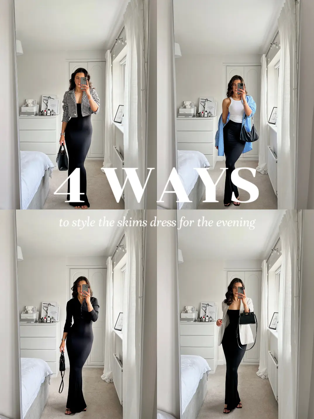 4 Dressy Ways To Wear The VIRAL Skims Dress 🖤, Gallery posted by Lydia  Fleur