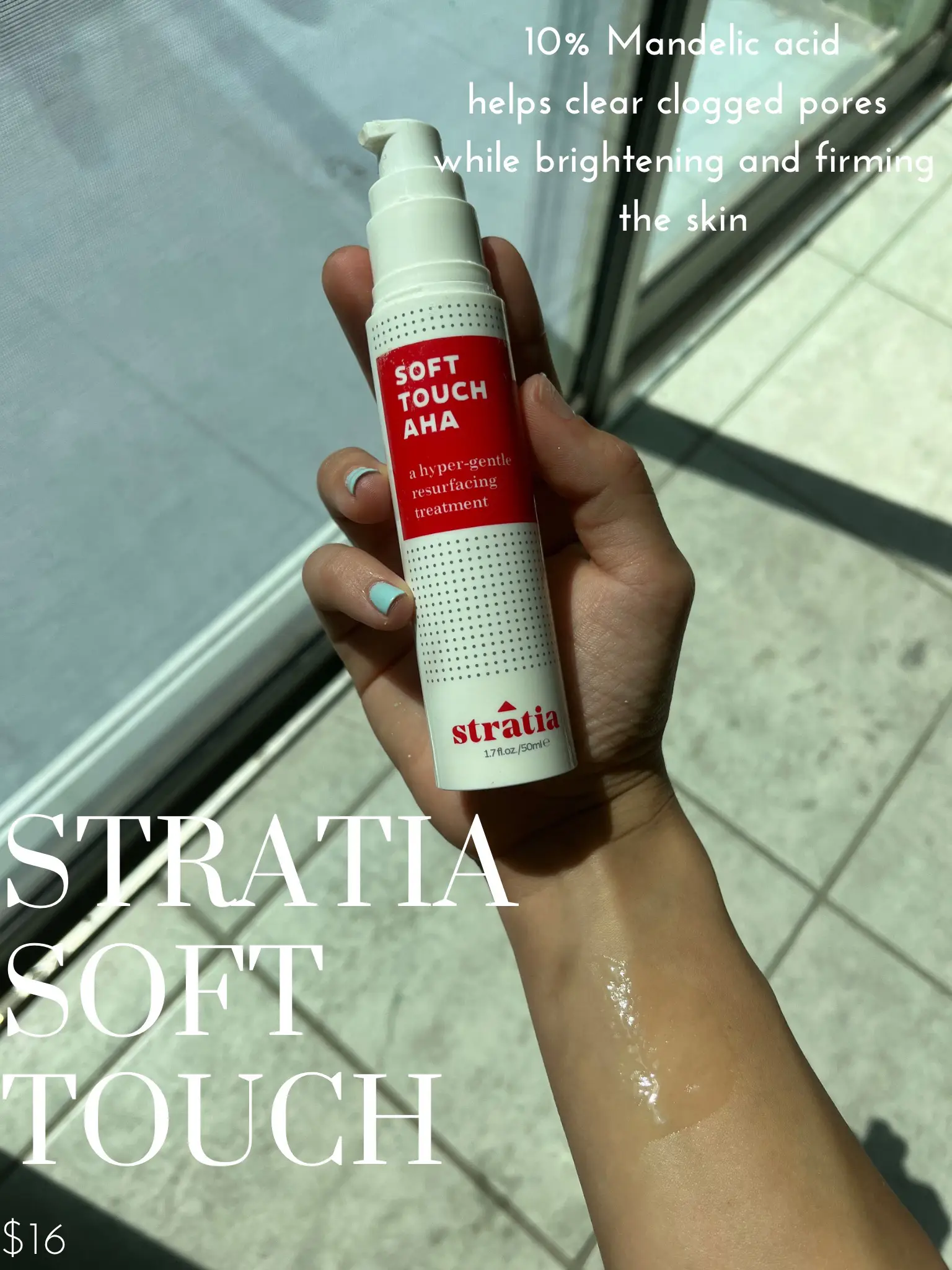 Soft Touch AHA, a 10% Mandelic Acid Gel - Stratia