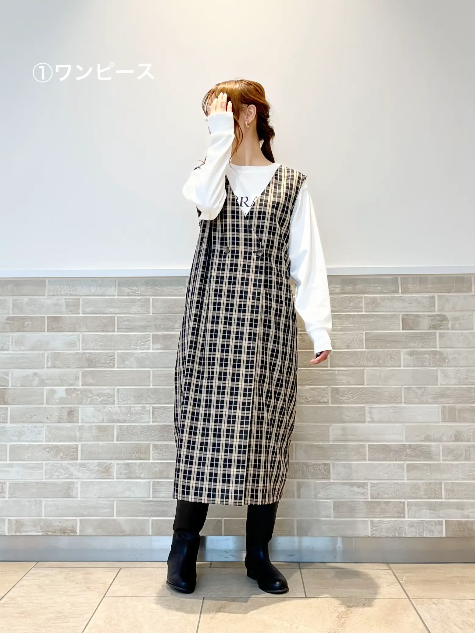 チェックワンピ着回し🐰4選 | syrupが投稿したフォトブック | Lemon8 