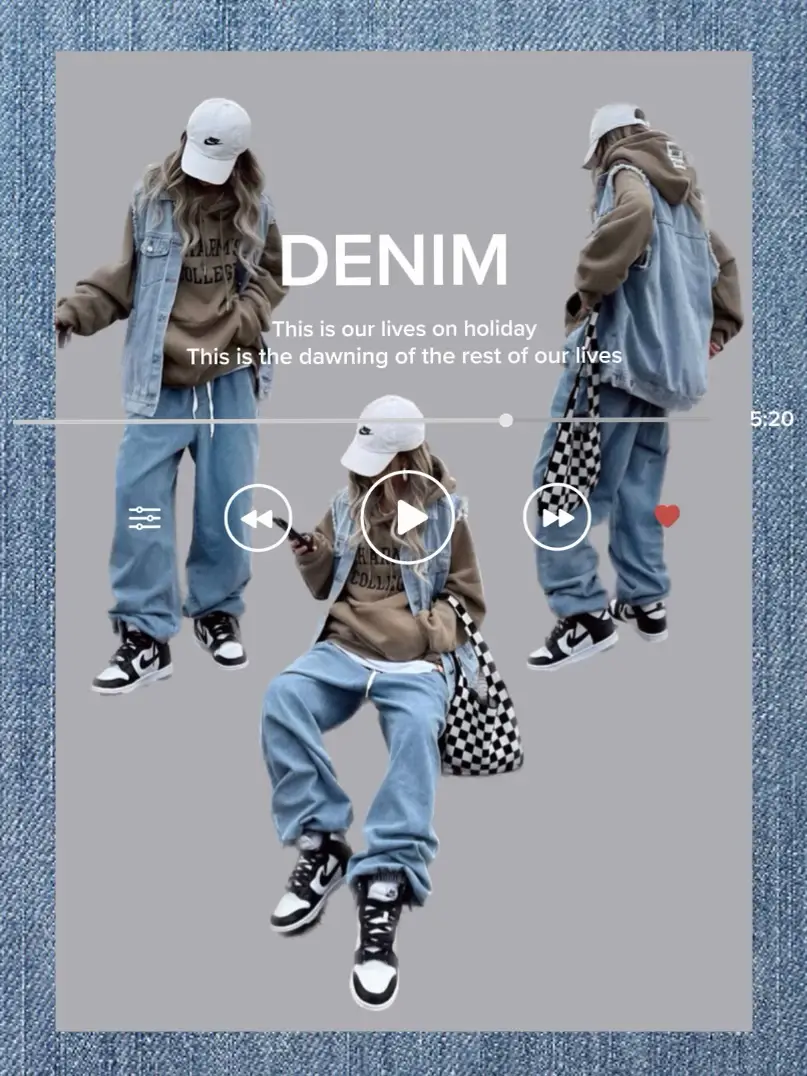 デニムonデニムコーデ👖 | 𝓴𝓲𝓴𝓾が投稿したフォトブック | Lemon8