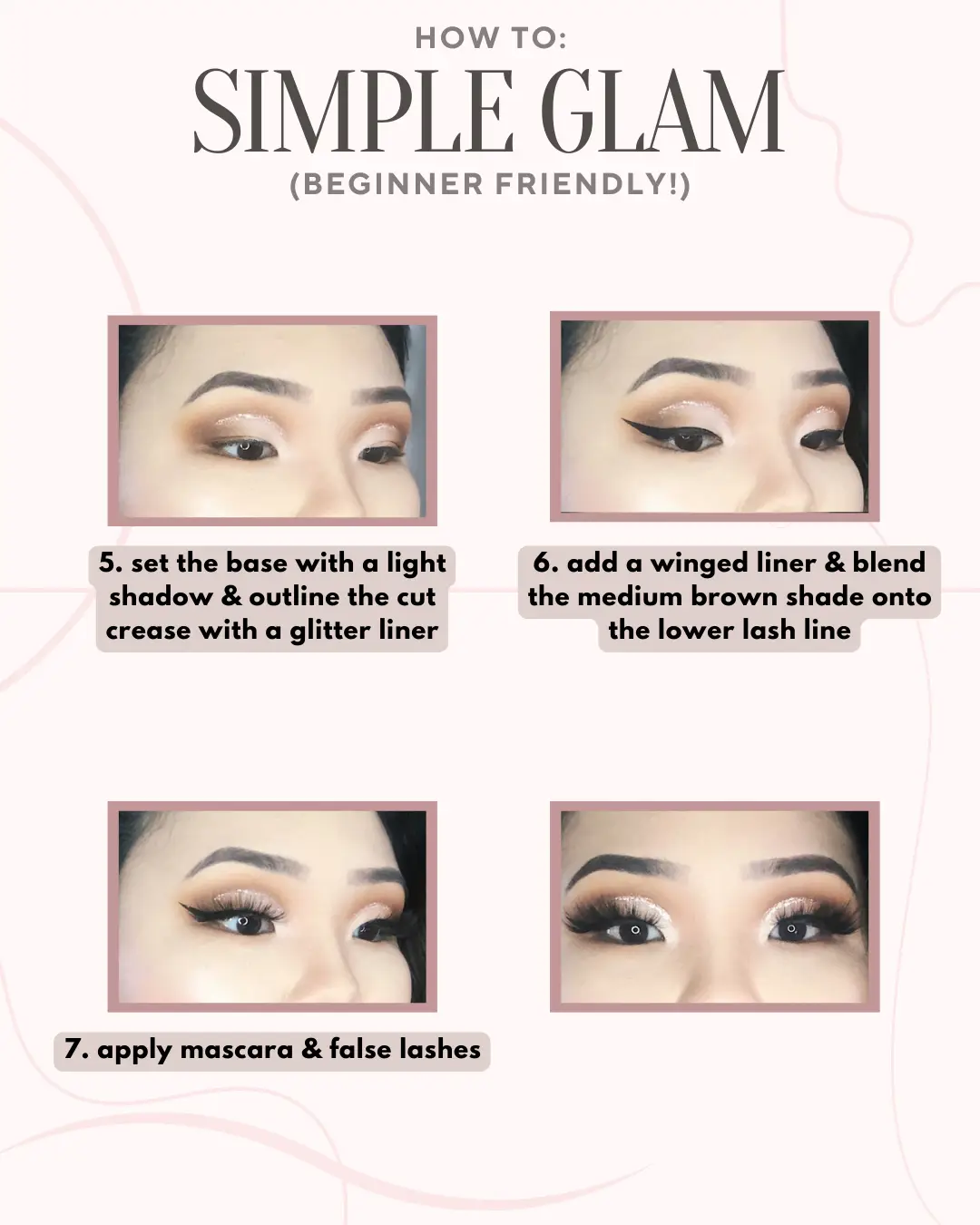 The EASIEST Glitter Eyeshadow Makeup Tutorial for Beginners