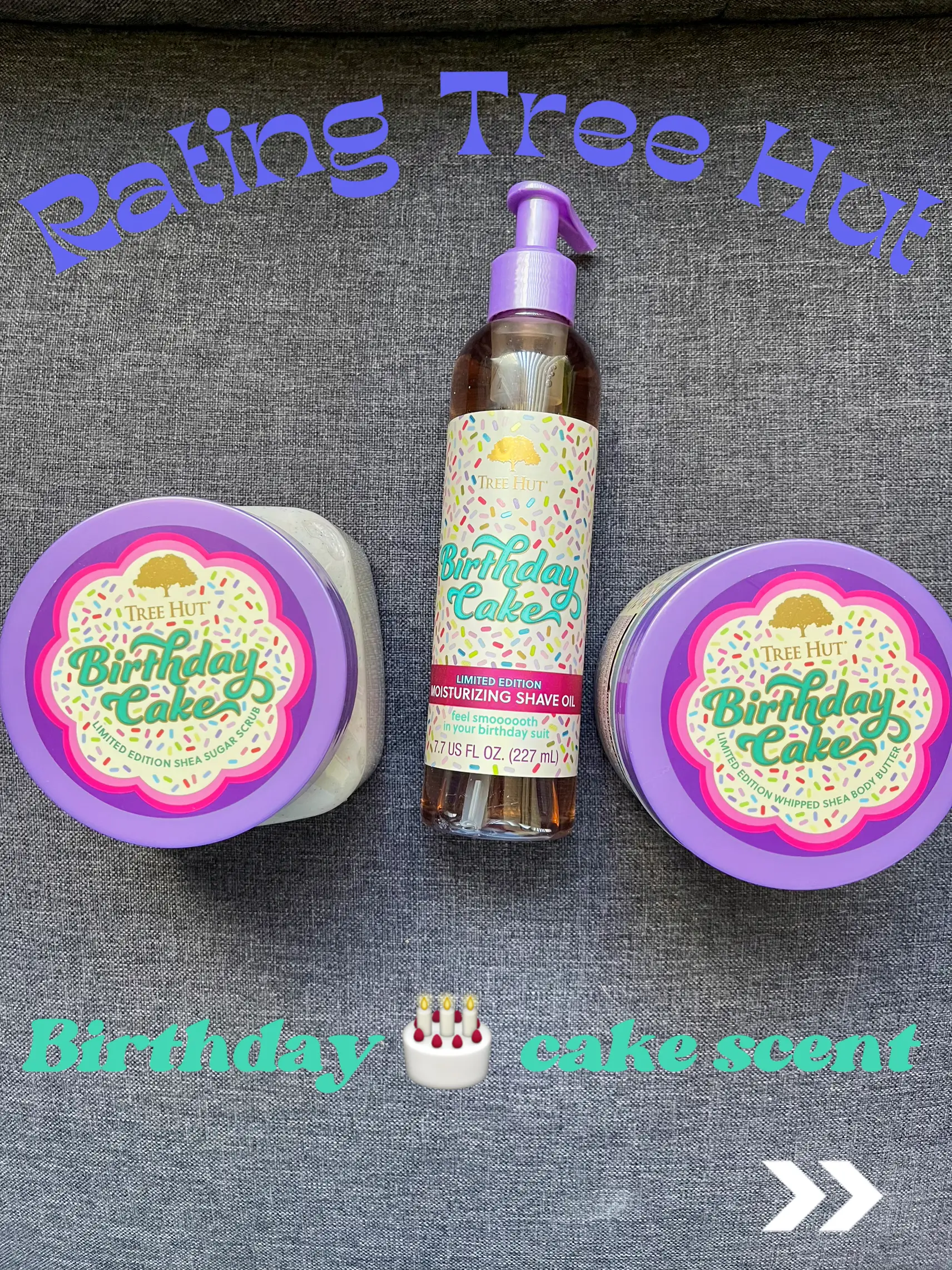 Tree Hut Birthday Cake Shea Sugar Exfoliating & Hydrating Body Scrub for  Soft, Smooth Skin, 18 oz 