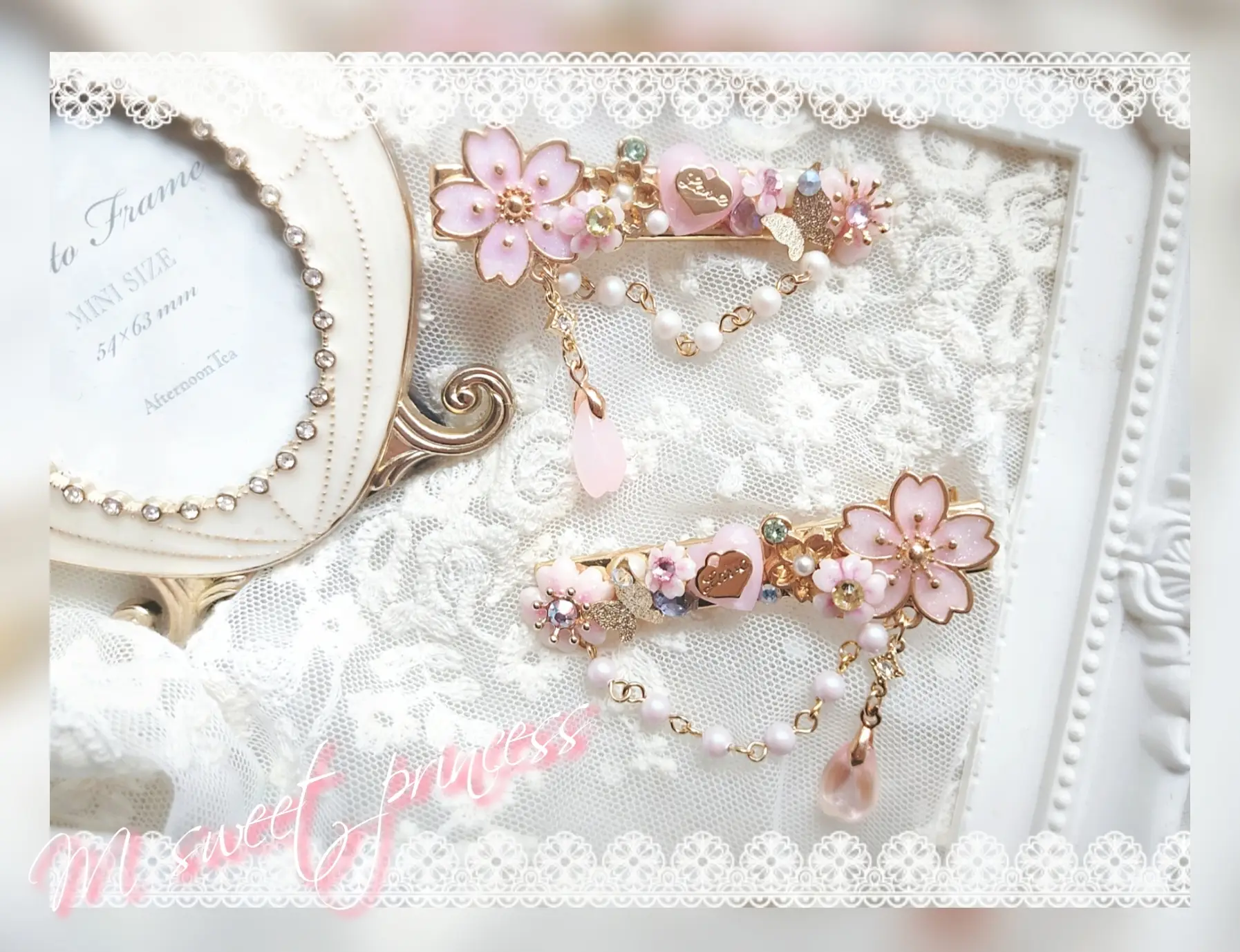 おすすめ💕春 ヘアアクセサリー ハンドメイド 桜 🌸 人気オーダーヘア