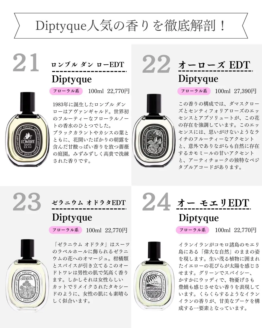 diptique ディプティック 香水 12種まとめ売り10mlx12本 - 香水(女性用)