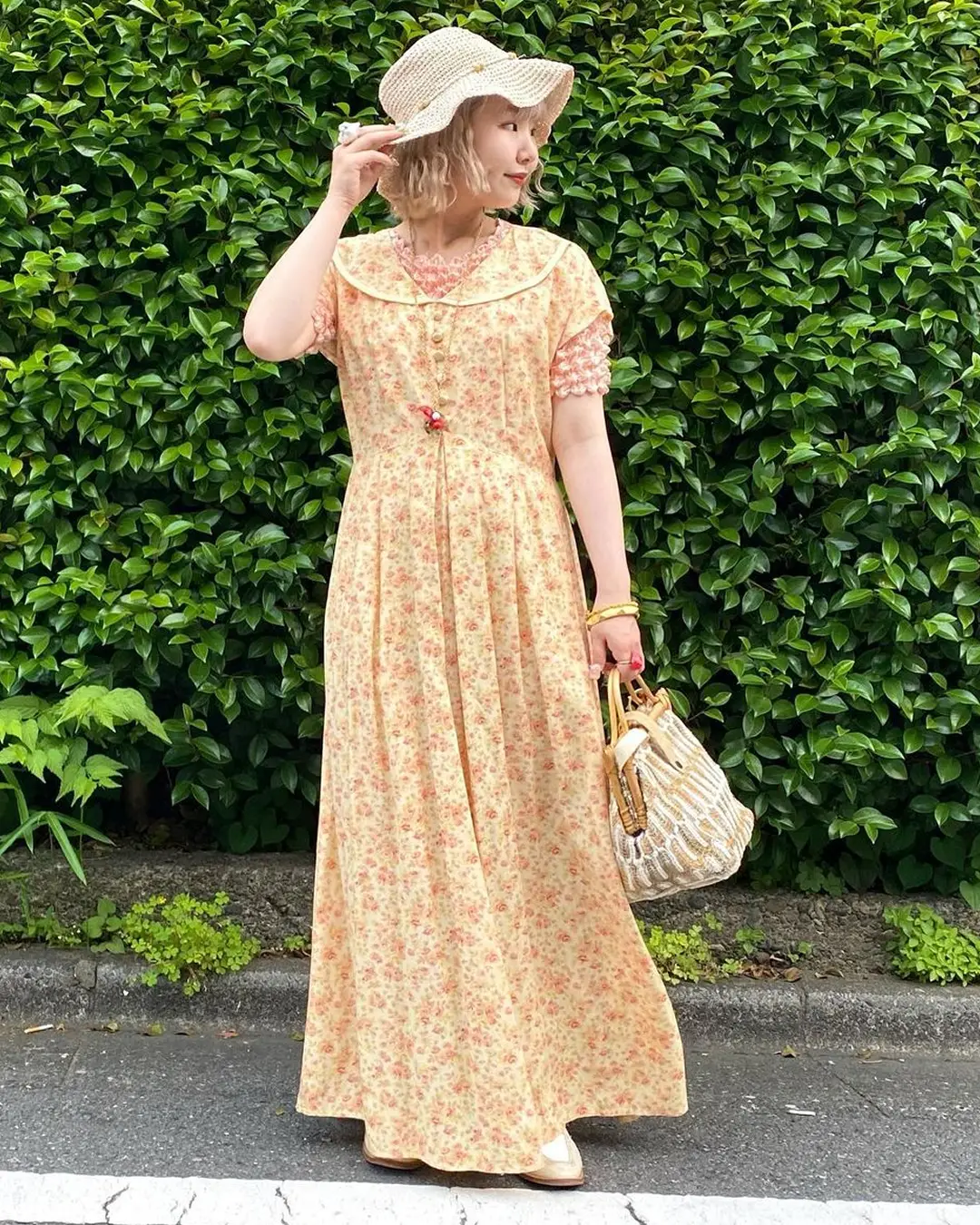 古着ワンピースで作る 夏のガーリーコーデ | 古着屋RAINBOWが投稿した  