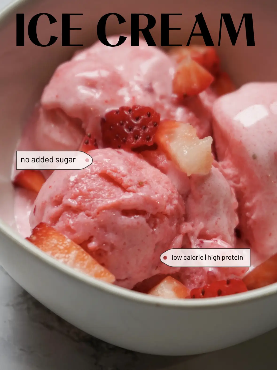 Strawberry Protein Ice Cream 🍓, Gallery posted by Meg Dopp