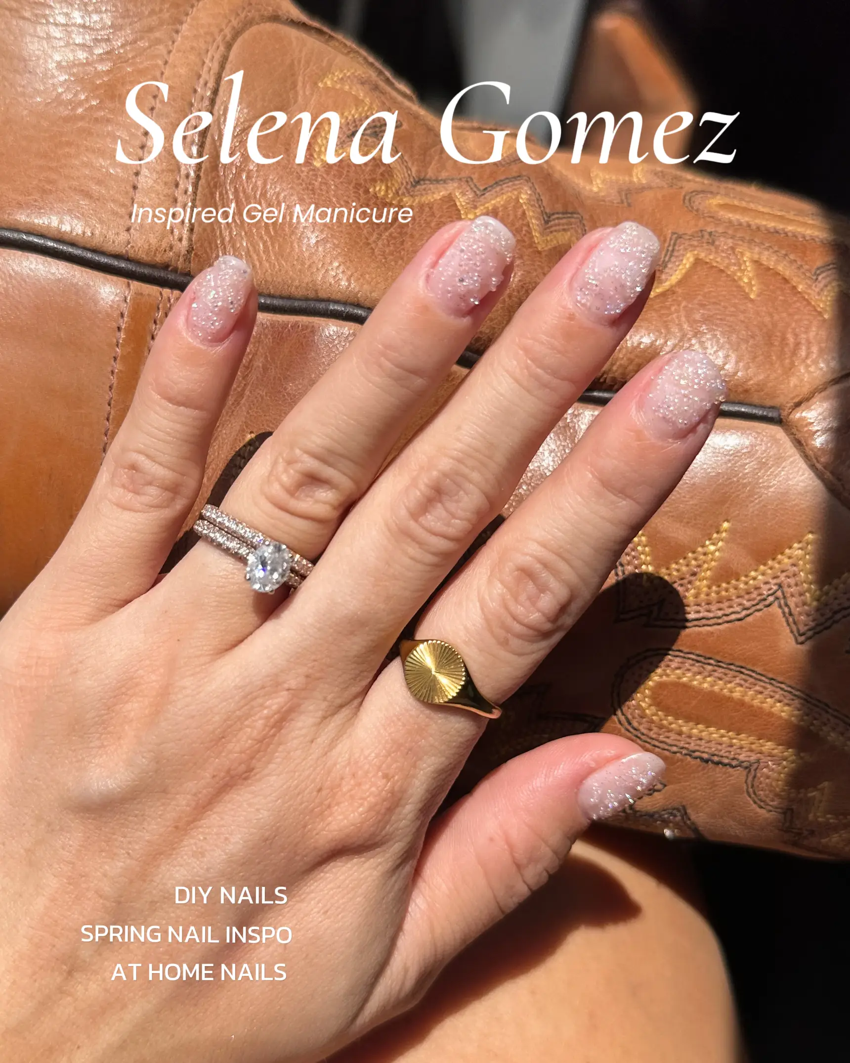 Selena Gomez's Jade Green Manicure Is the Perfect Color to Ring In