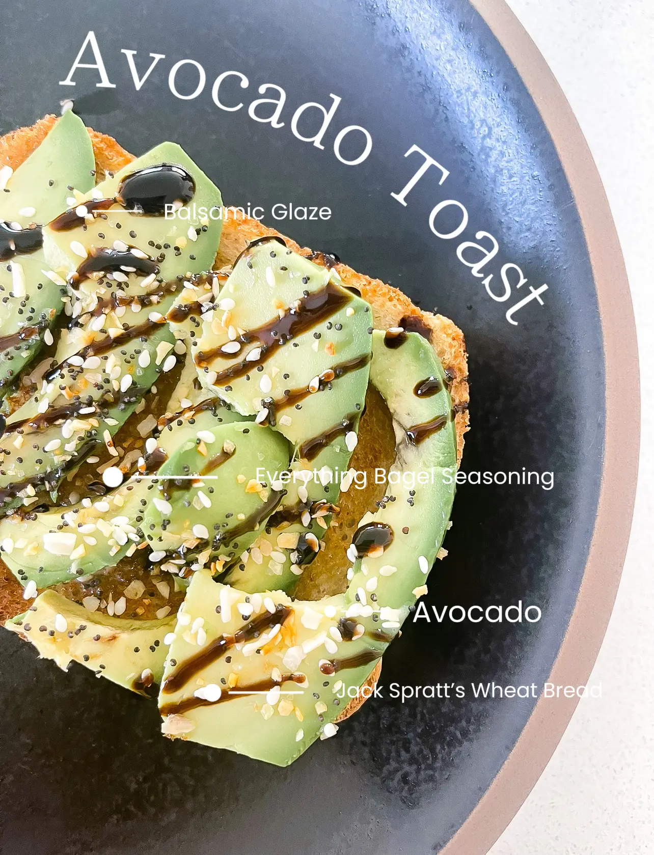 Everything Bagel Avocado Toast - Healing and Eating