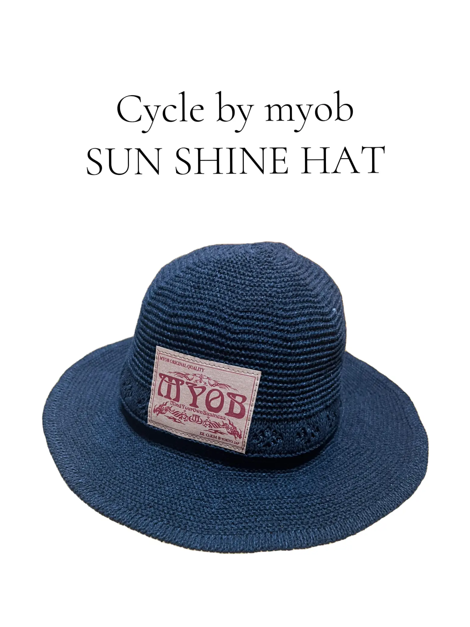 cycle by myob 22ss COSMO STONE HAT - 帽子