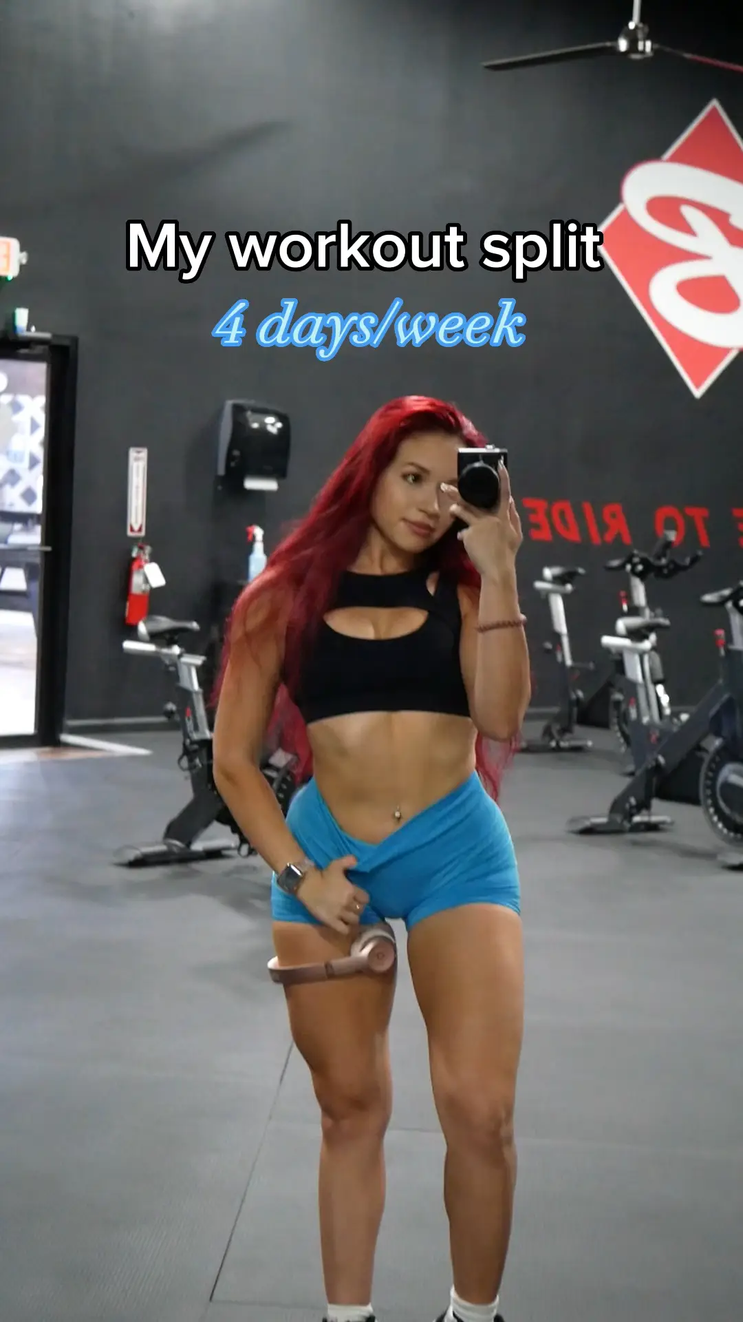 4 days a week workout split hot sale