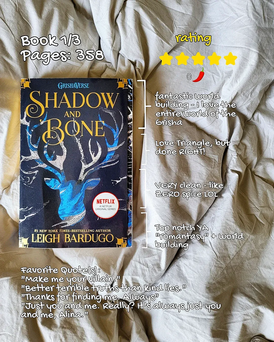 Review: Shadow and Bone by Leigh Bardugo – Reading with Jenna