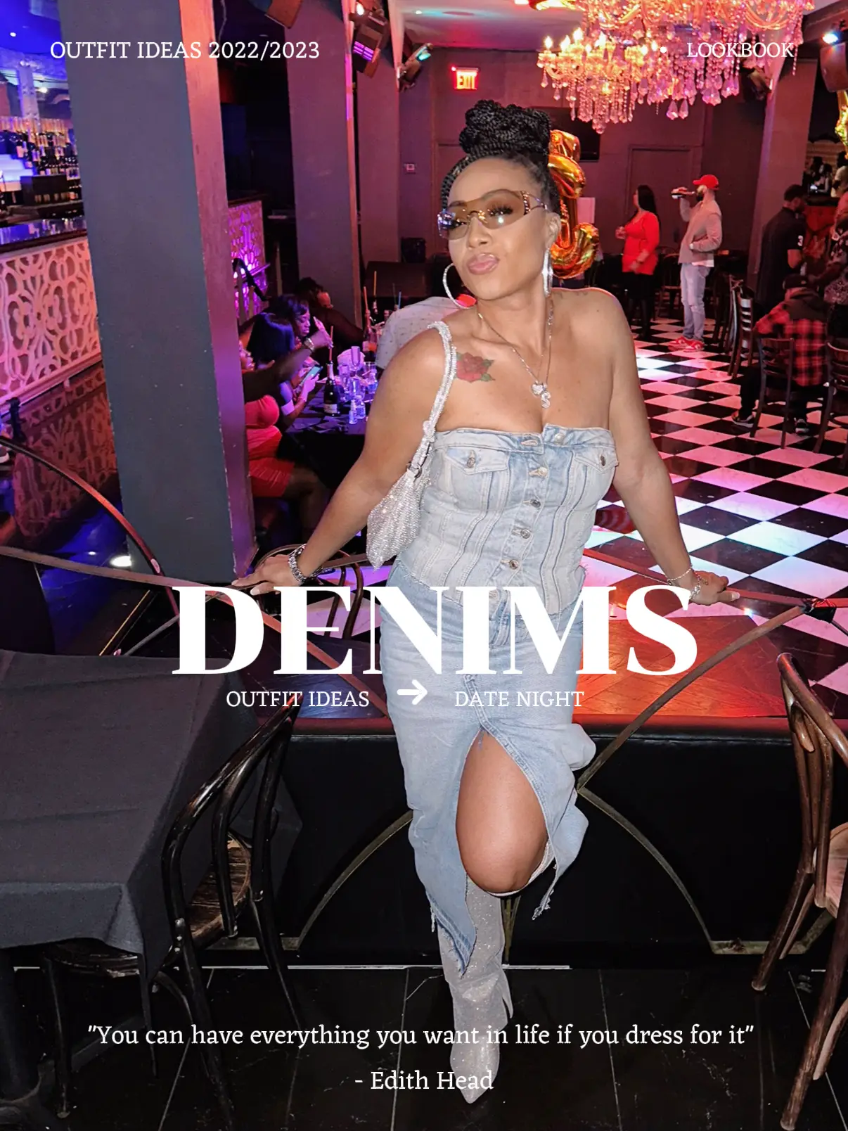 Denim and diamonds party clearance outfit ideas