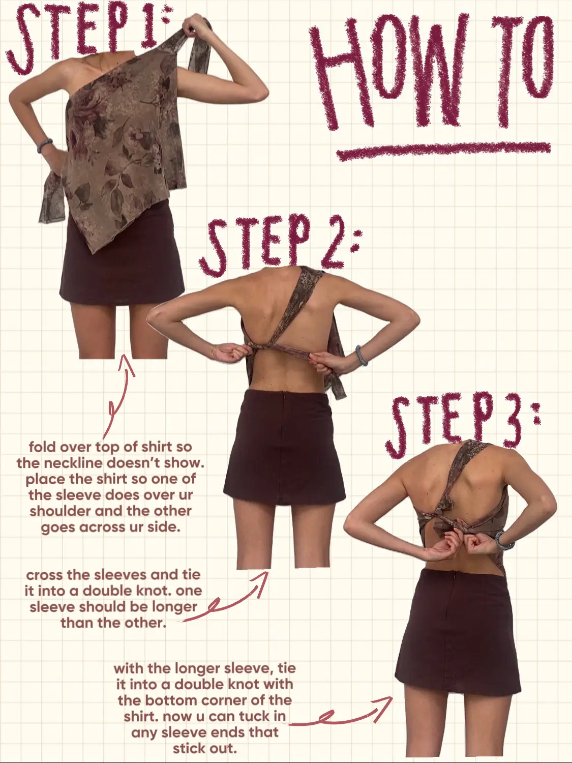 T-Shirt – Backless Top Hack —