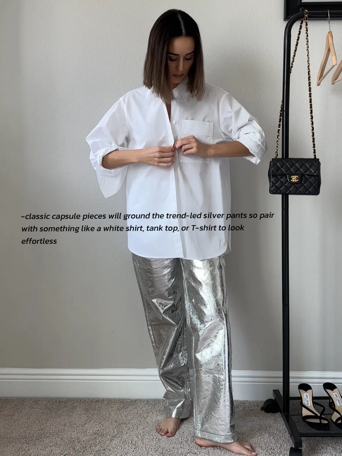 👇🏽PRO TIPS on How To Style Metallic Pants:, Gallery posted by  Modeetchien