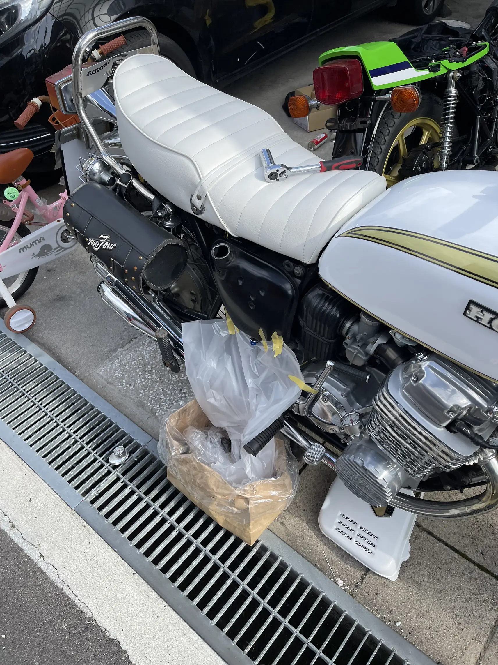 84 HONDA 250T LA CUSTOM : SIDESTAND BLOG HONDA 250T LACustom Lバブ 