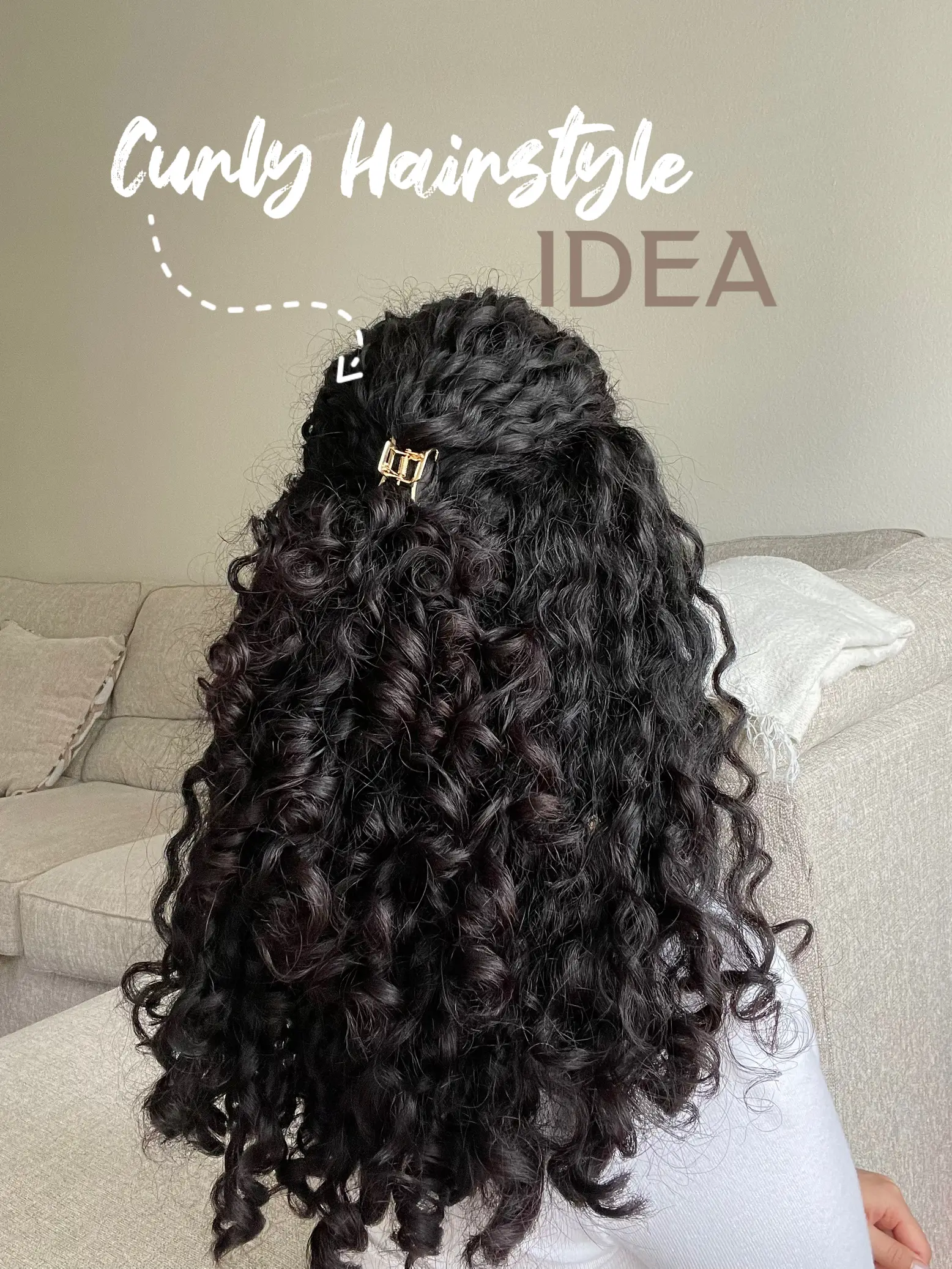 Cool Girl” Curly Hairstyle! would you try it? 🫶🏽 #curlyhair #curls , Cute Hairstyles