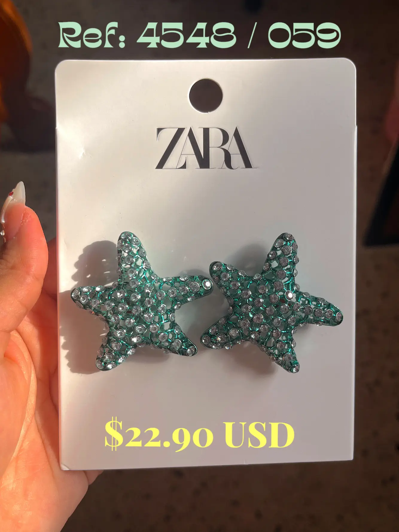 Zara 2025 star earrings