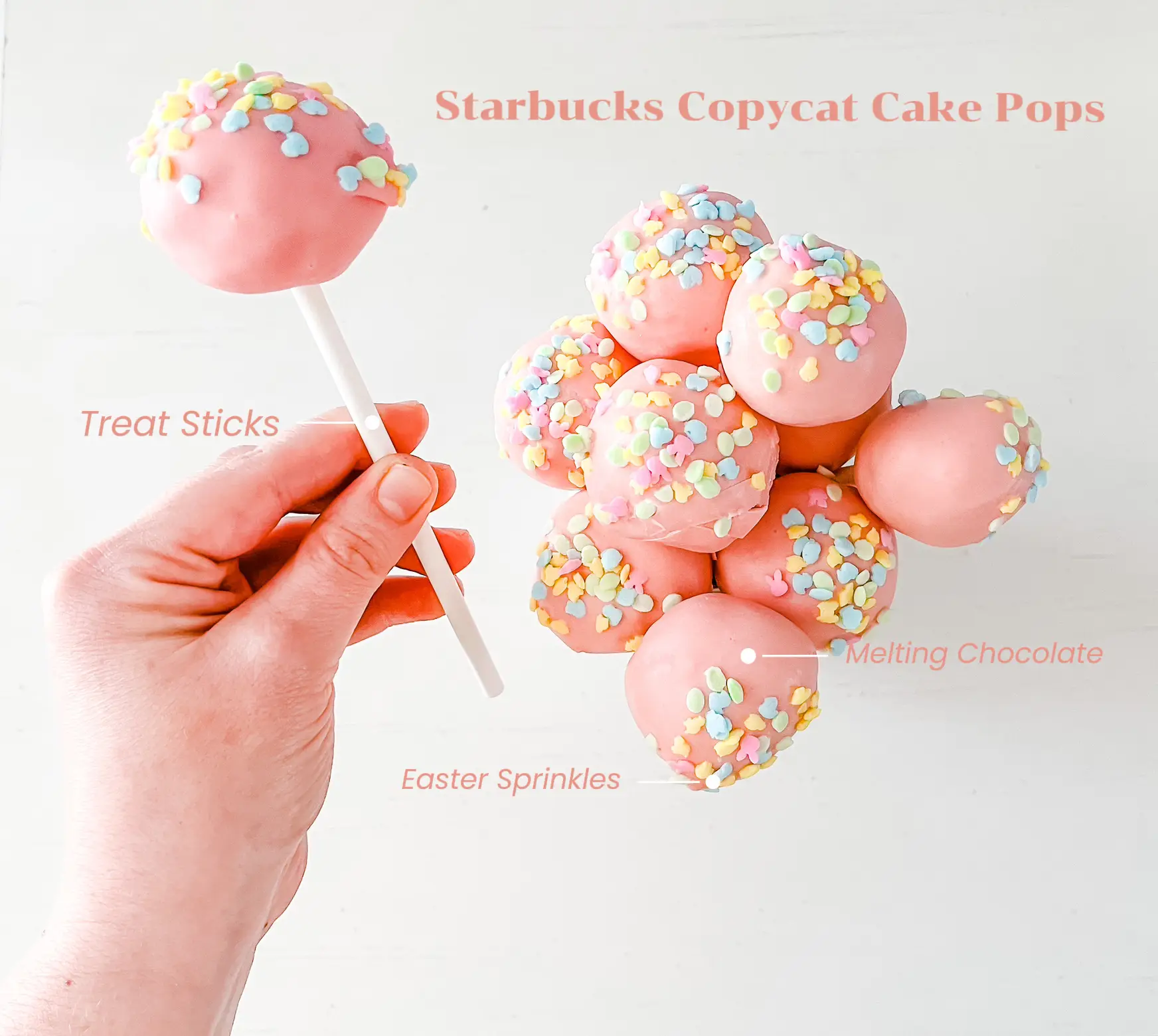 How to Make CAKE POPS  DIY Starbucks Homemade COPYCAT Birthday Cake Pops  Recipe 
