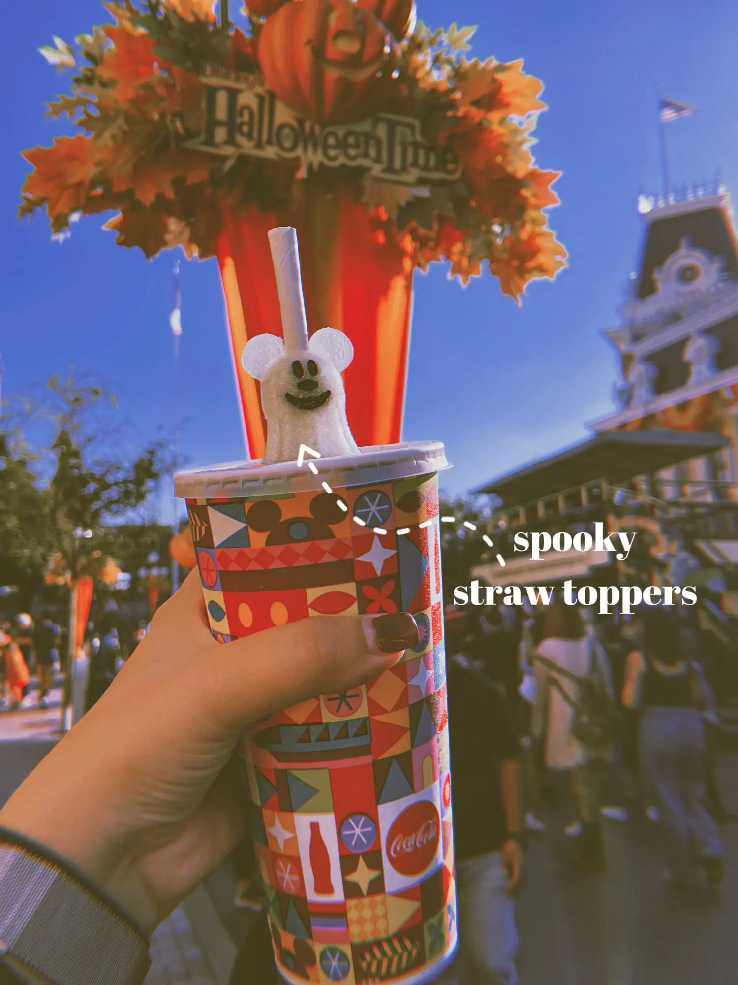 Disney Inspired Halloween Straw Toppers 