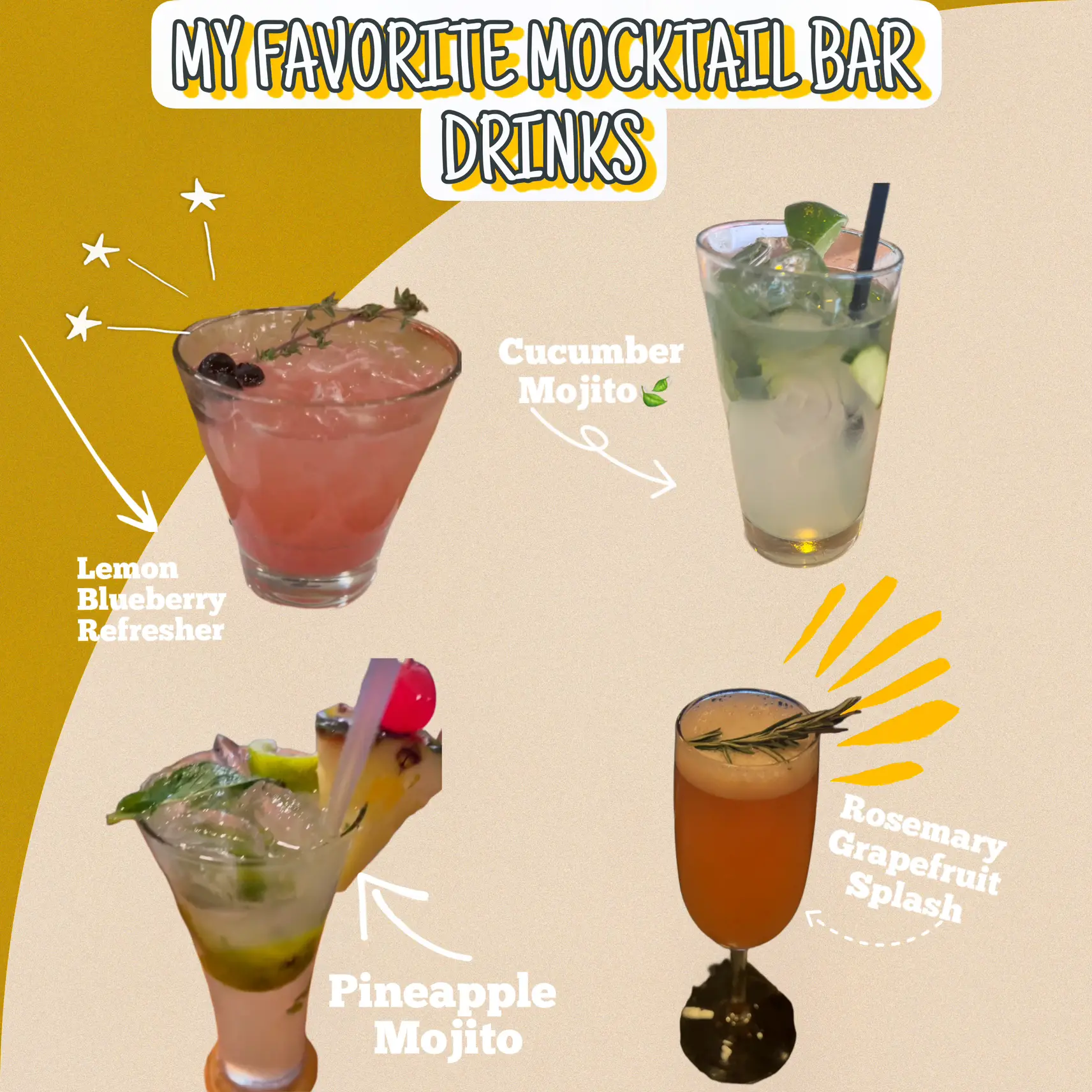 Mocktails I Order At A Bar | Gallery posted by Debz | Lemon8