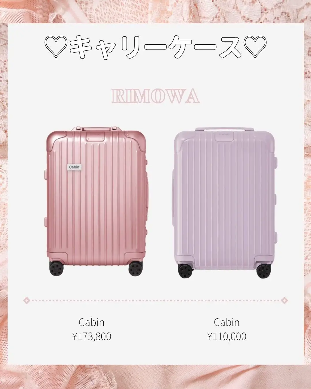 RIMOWA トラベルアクセサリー パッキングキューブ S ペタルピンク RIMOWA トラベルアクセサリー パッキングキューブ S ペタル
