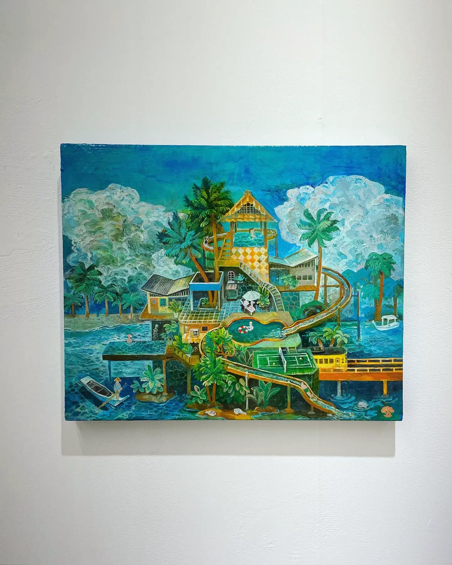 アート・馬喰町】古く懐かしい日本の幻想的な風景🏡松山五番街(Gallery TK2) | lotus_gallery8が投稿したフォトブック |  Lemon8