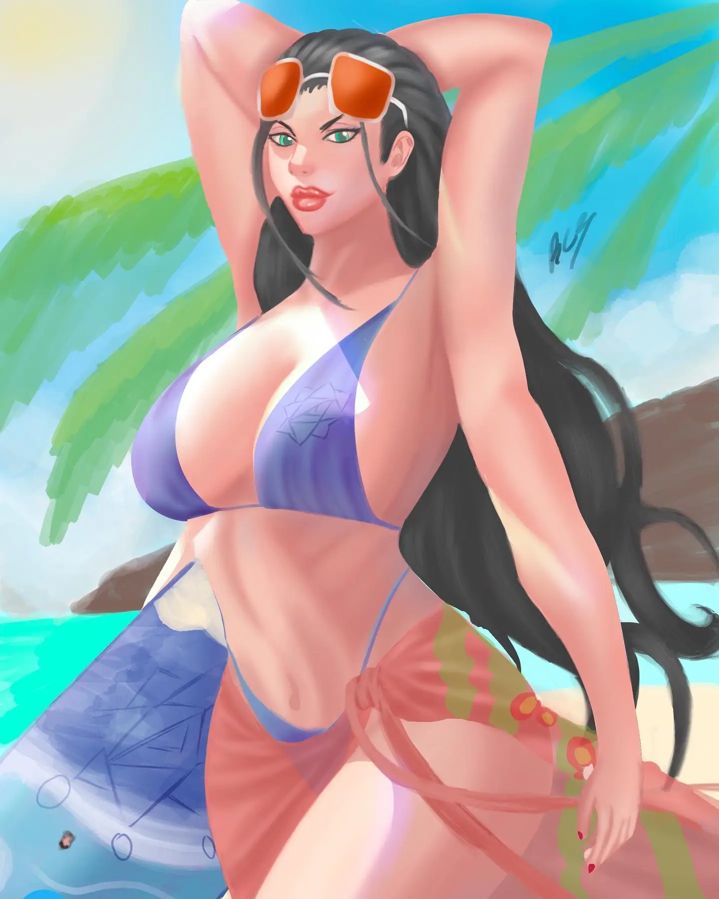 My fan art of Nico Robin from One Piece | Gallery posted by rancastdraws |  Lemon8