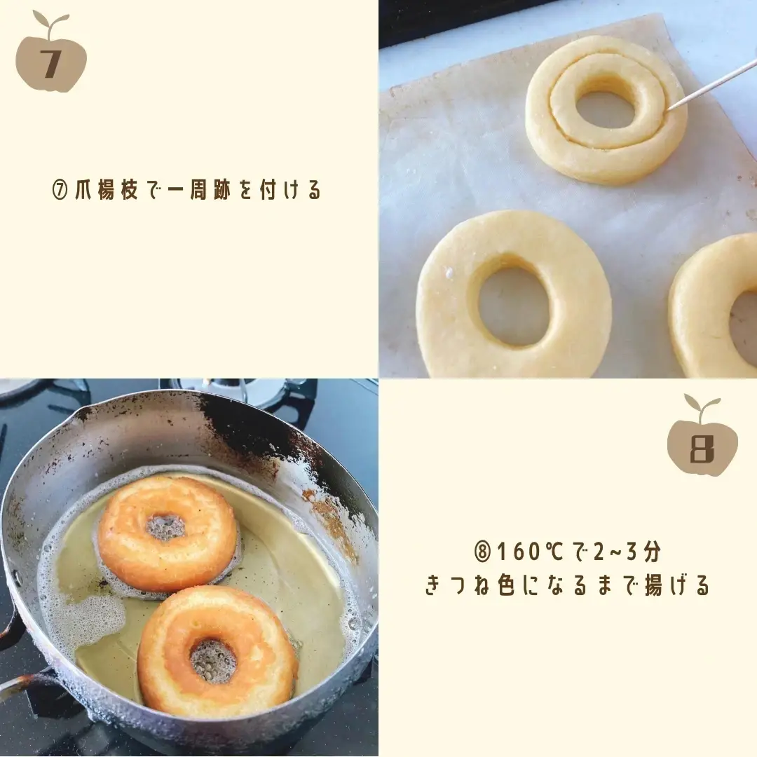 レシピ】HMで昔懐かしい外カリッドーナツ🍩 | em_kitchenが投稿したフォトブック | Lemon8