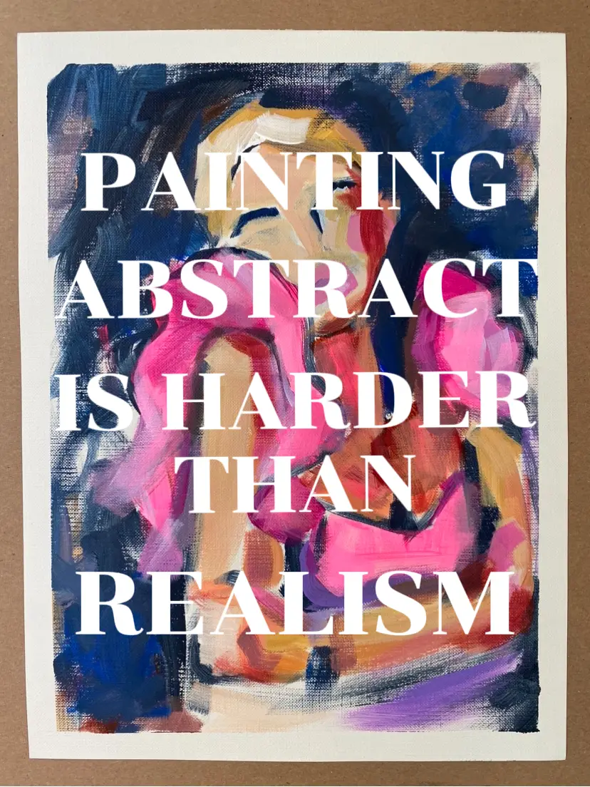 Is it just me, or is abstract harder than realism? Gallery posted by