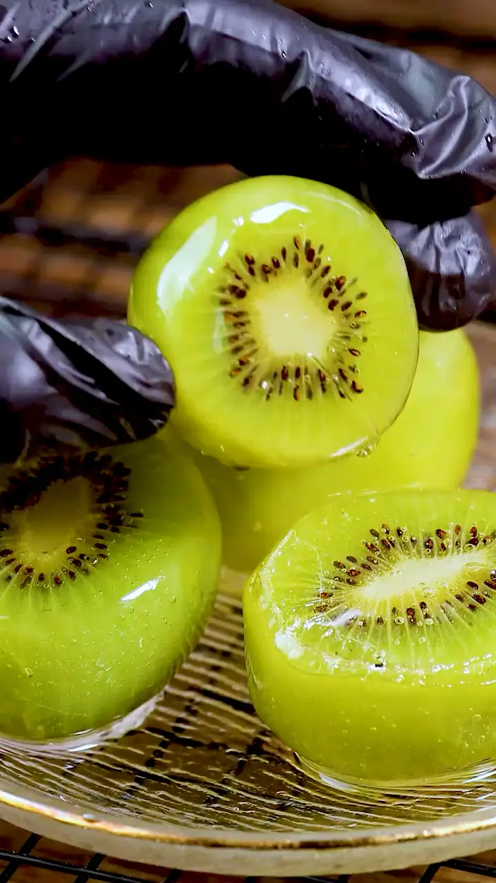 心を癒す氷砂糖キウイ🥝、見終わったら何個食べてもいいですか？