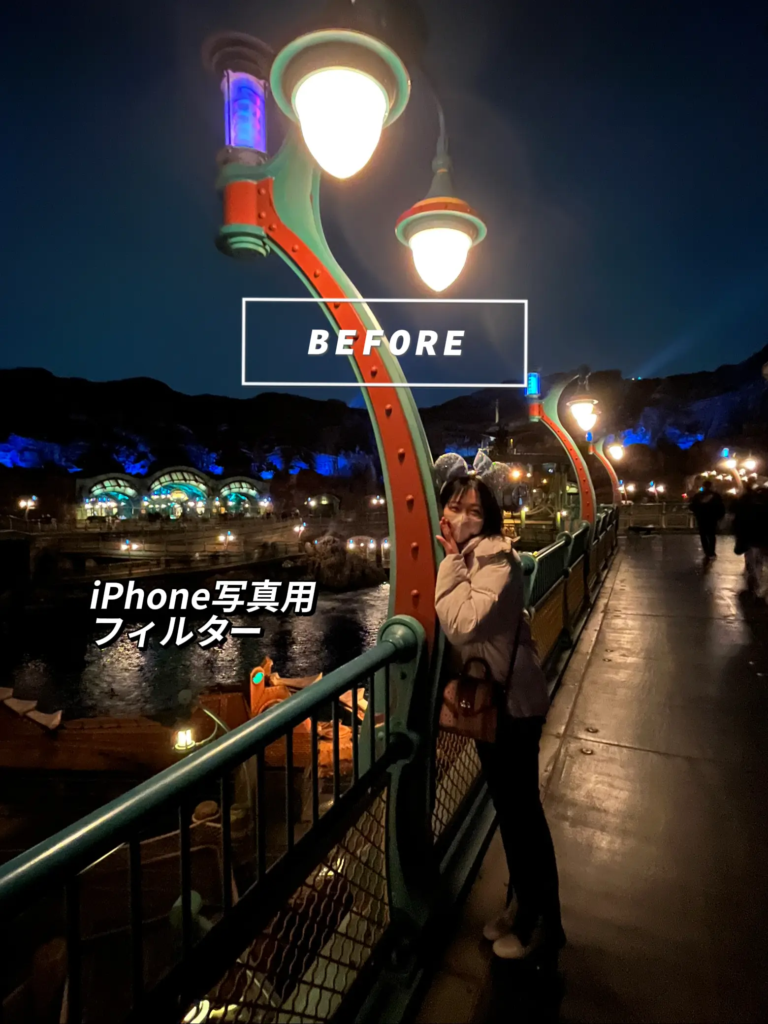 iphone カメラ 夜景 人物 セール