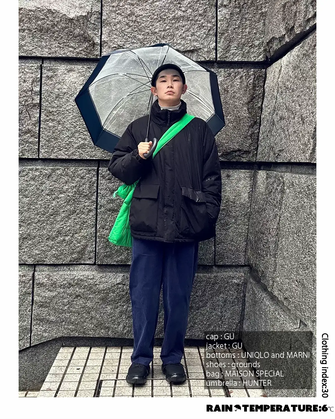 ダウン ジャケット 安い 雨 の 日