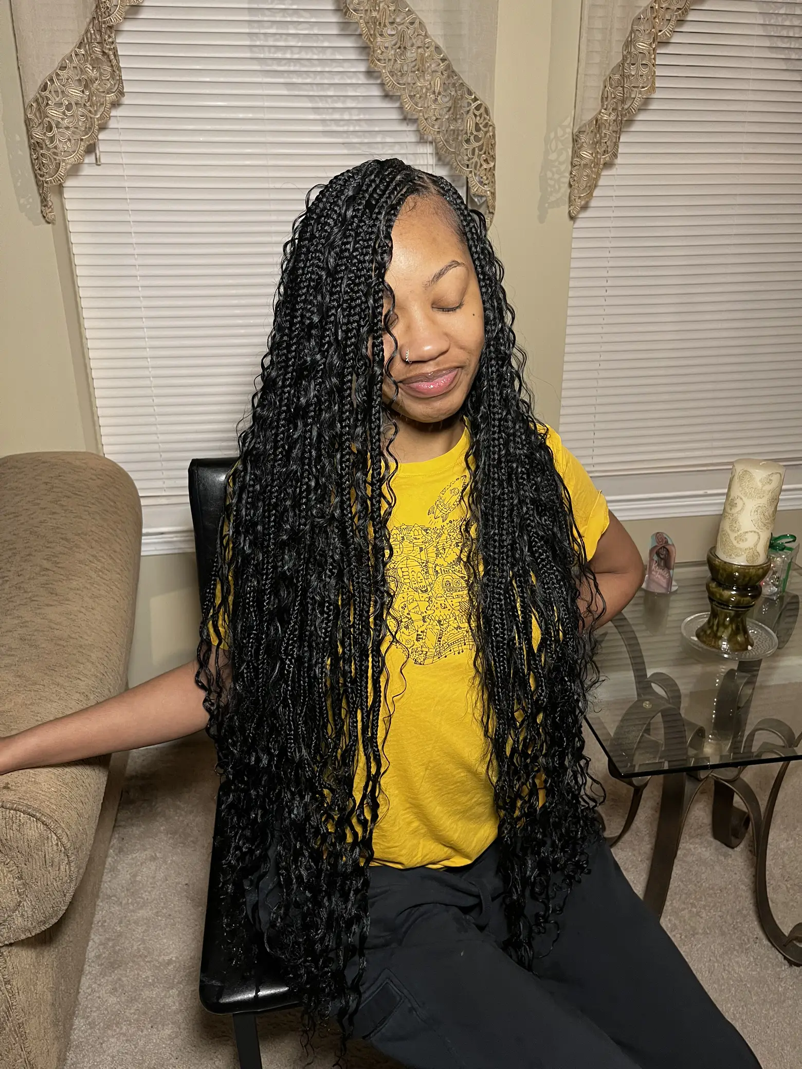 Client cam😍😍😍 Boho knotless Braids!, Gallery posted by martiemaimartin