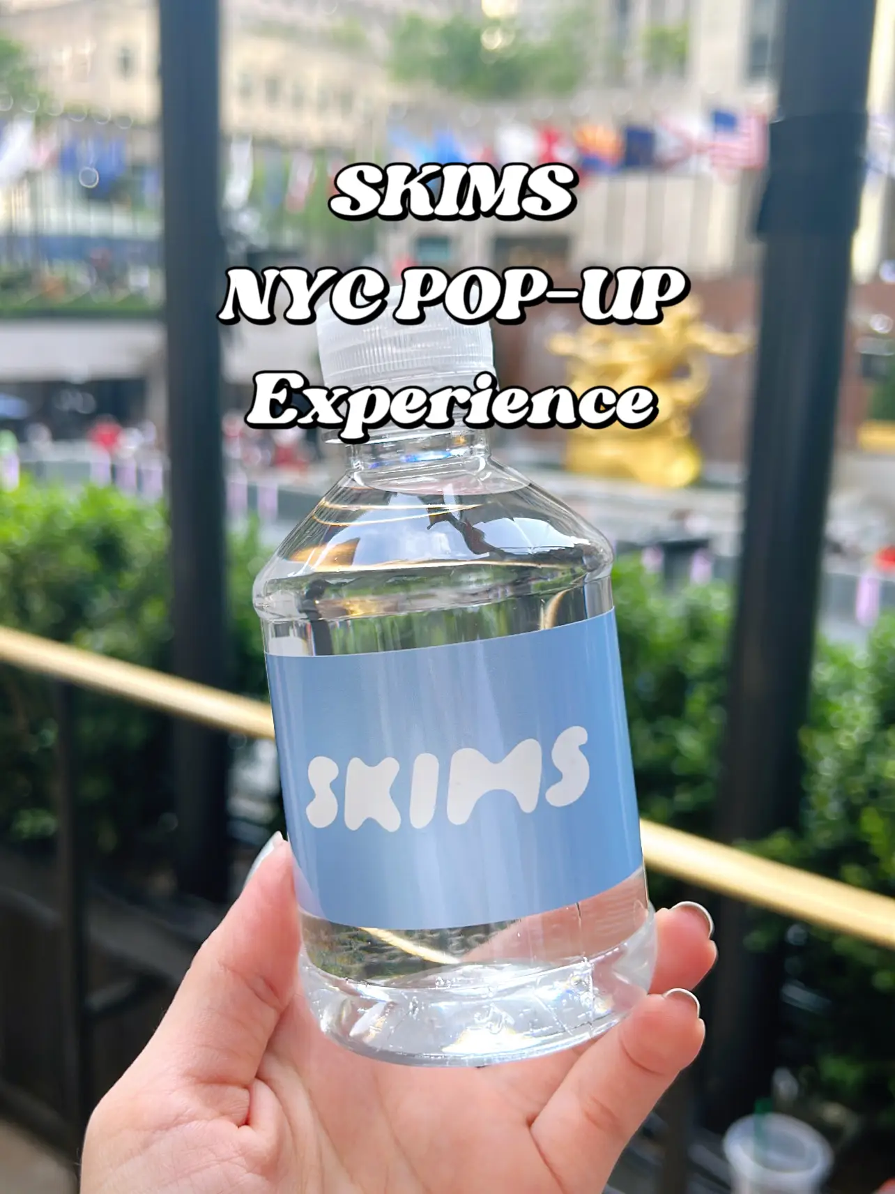 come to the @SKIMS pop up in nyc with me ❤️‍🔥 reservations are