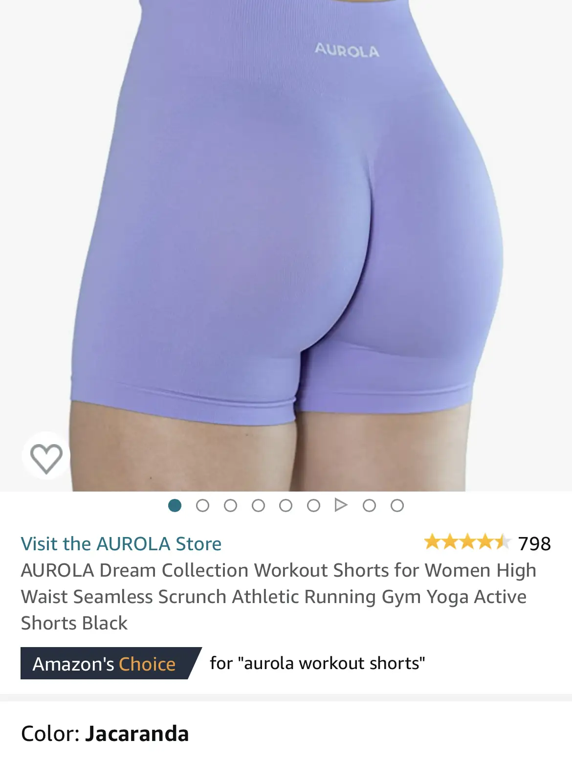 AUROLA Dream Collection Workout Shorts for Women Scrunch Seamless Soft High  Waist Gym Shorts in 2023
