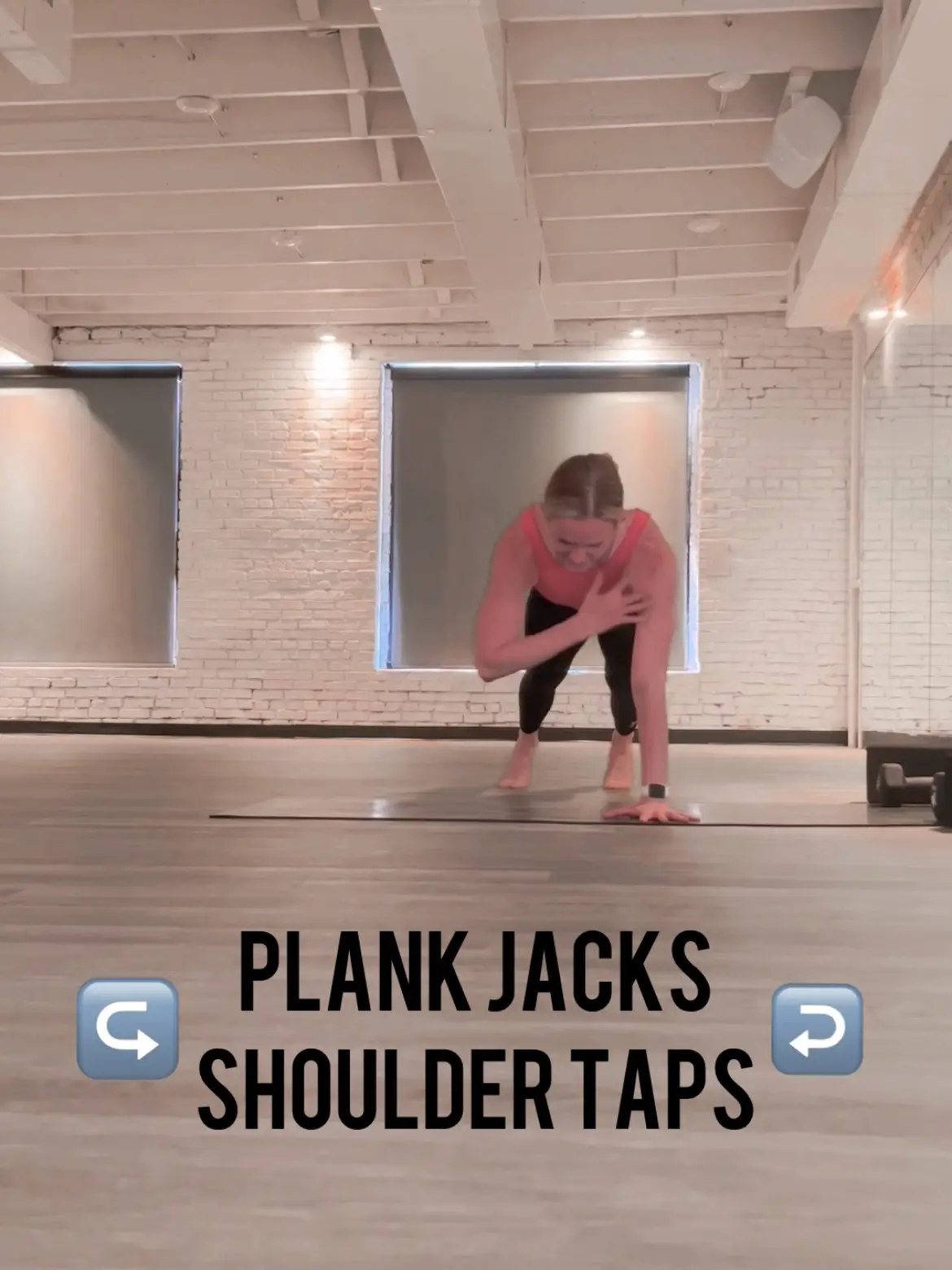 Shoulder tap plank online jacks