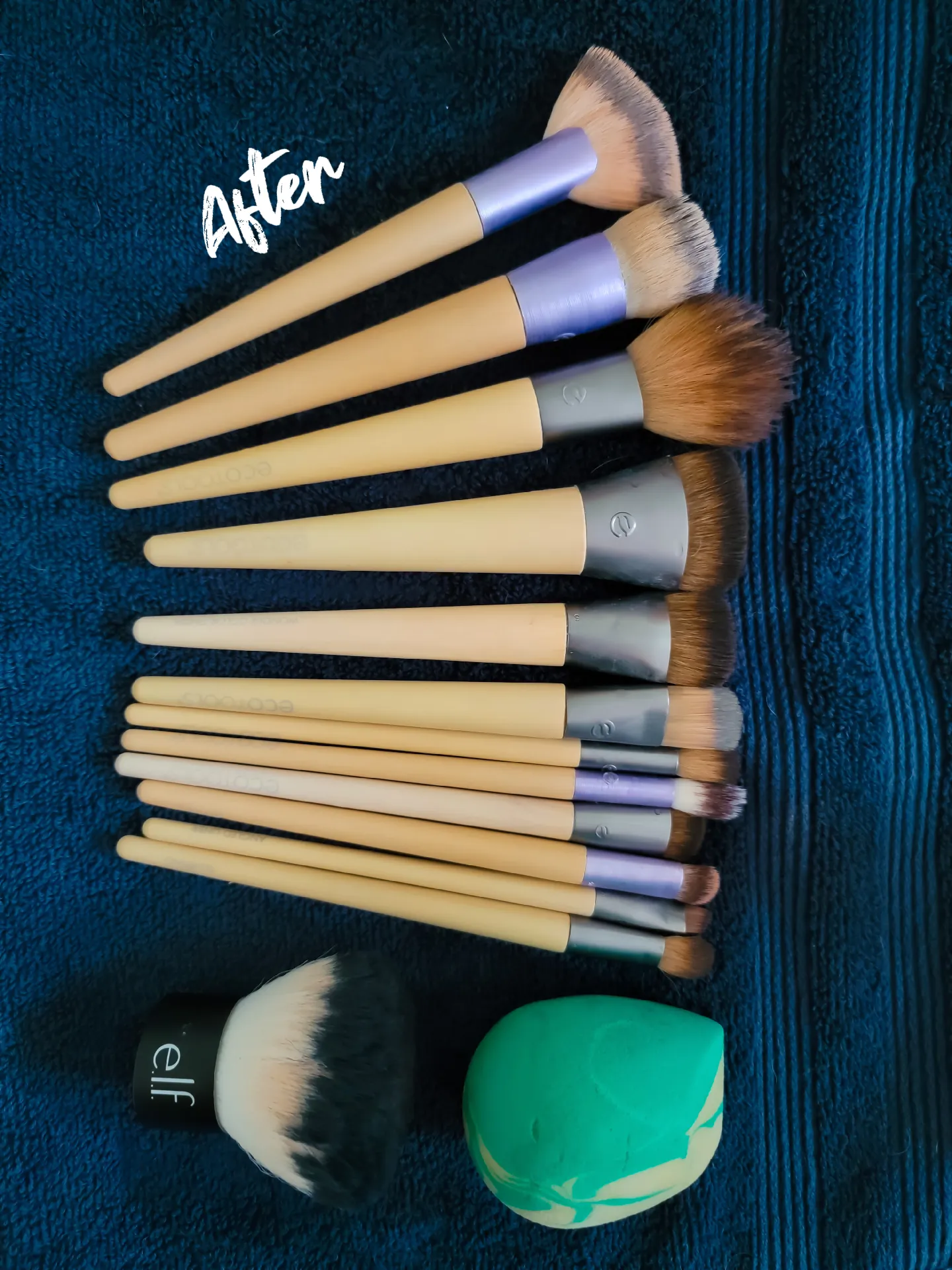 How I clean my makeup brushes, Elf Daily Brush Cleaner