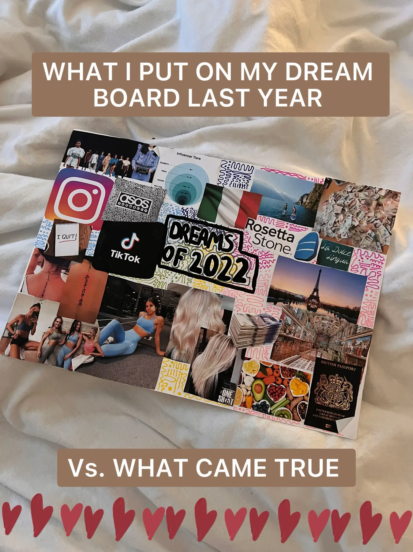 How My Vision Board Keeps Me Inspired (1 Year Later) - A Pretty Fix
