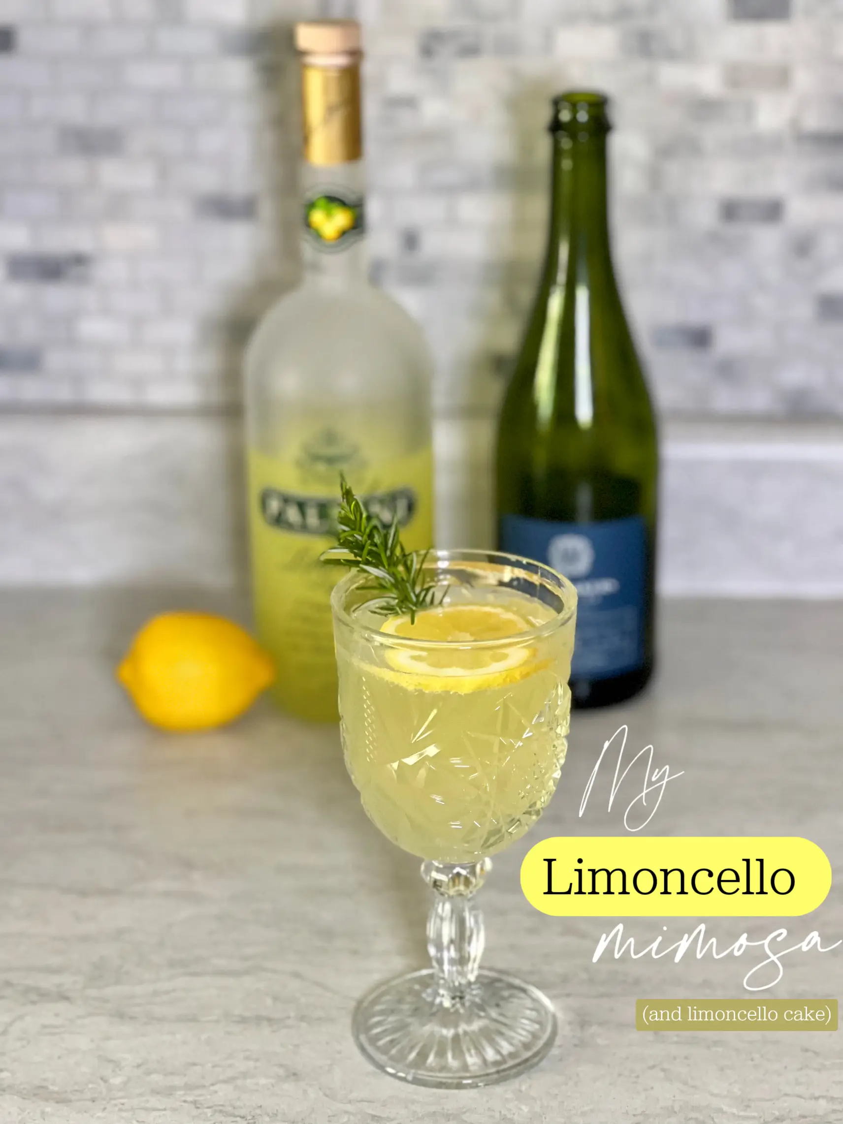 Lemon Raspberry Mimosa - Cashmere & Cocktails