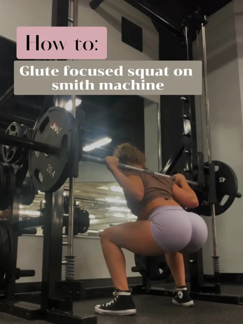 Smith machine glute raise hot sale