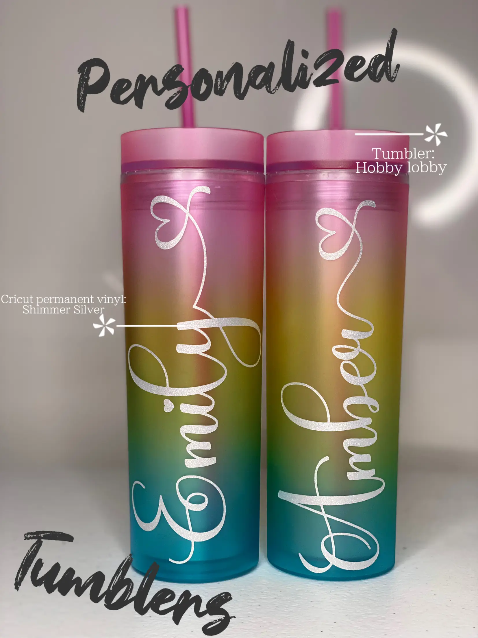 How To Make Custom Glimmering Sublimation Tumblers