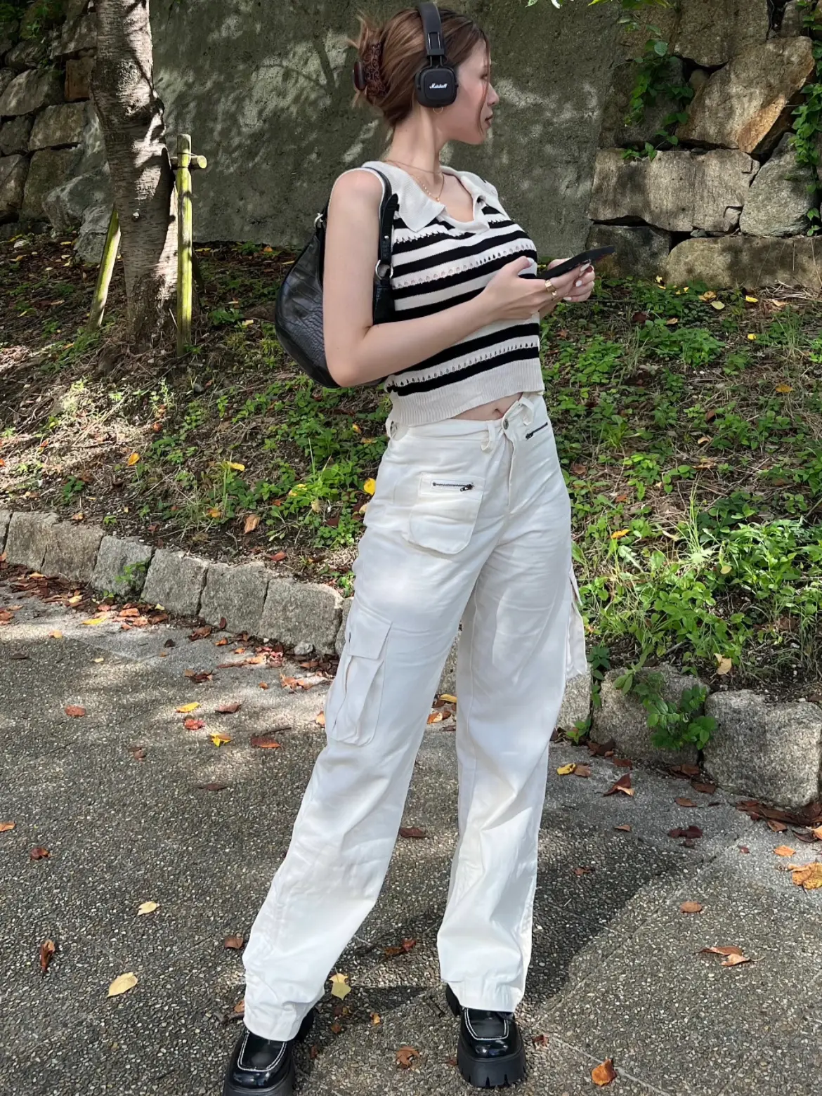 meer. NYLON BELT JOGGER おもしろい PANTS 