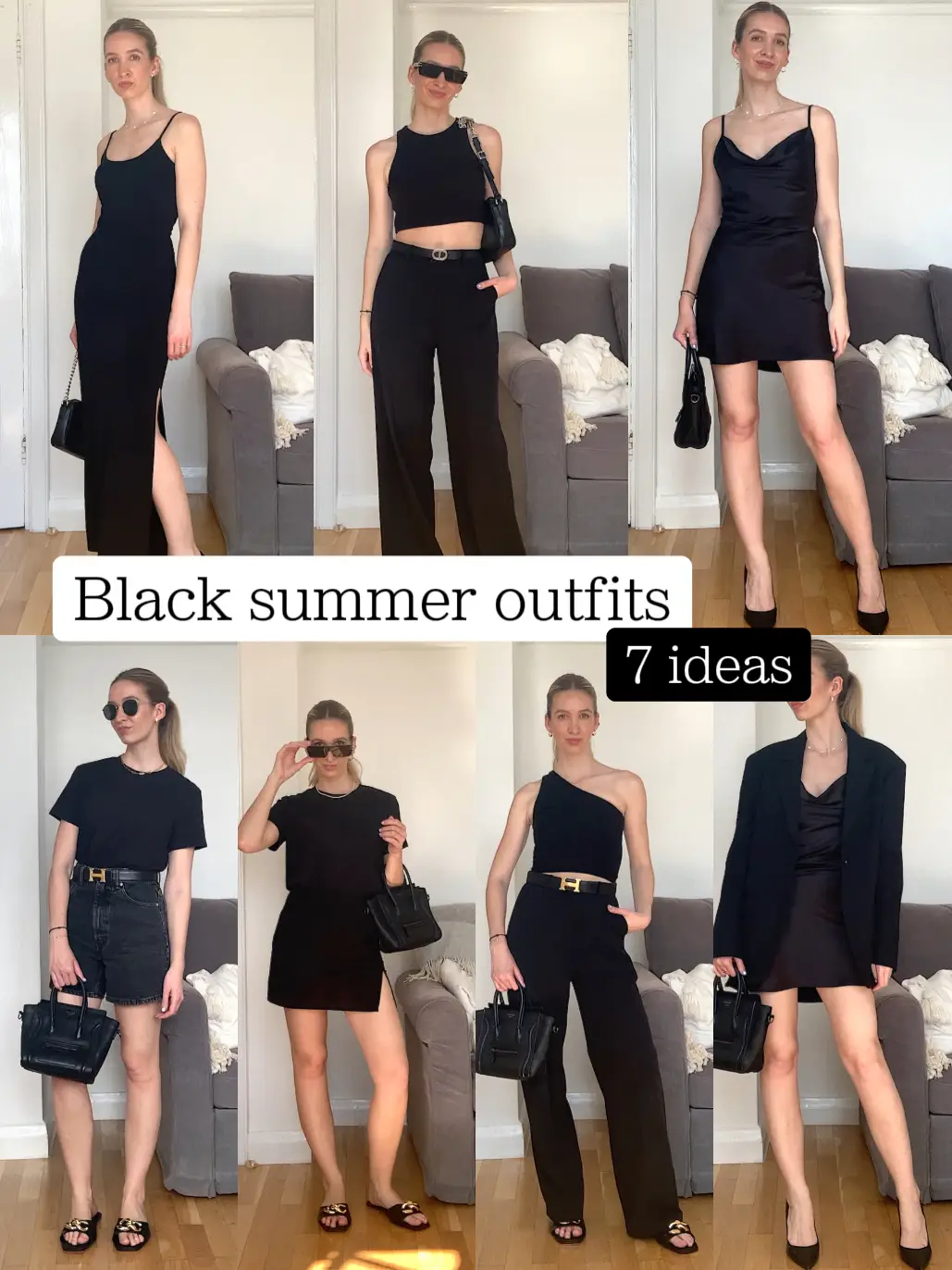 7 black summer outfit ideas, Gallery posted by Pauline Matter