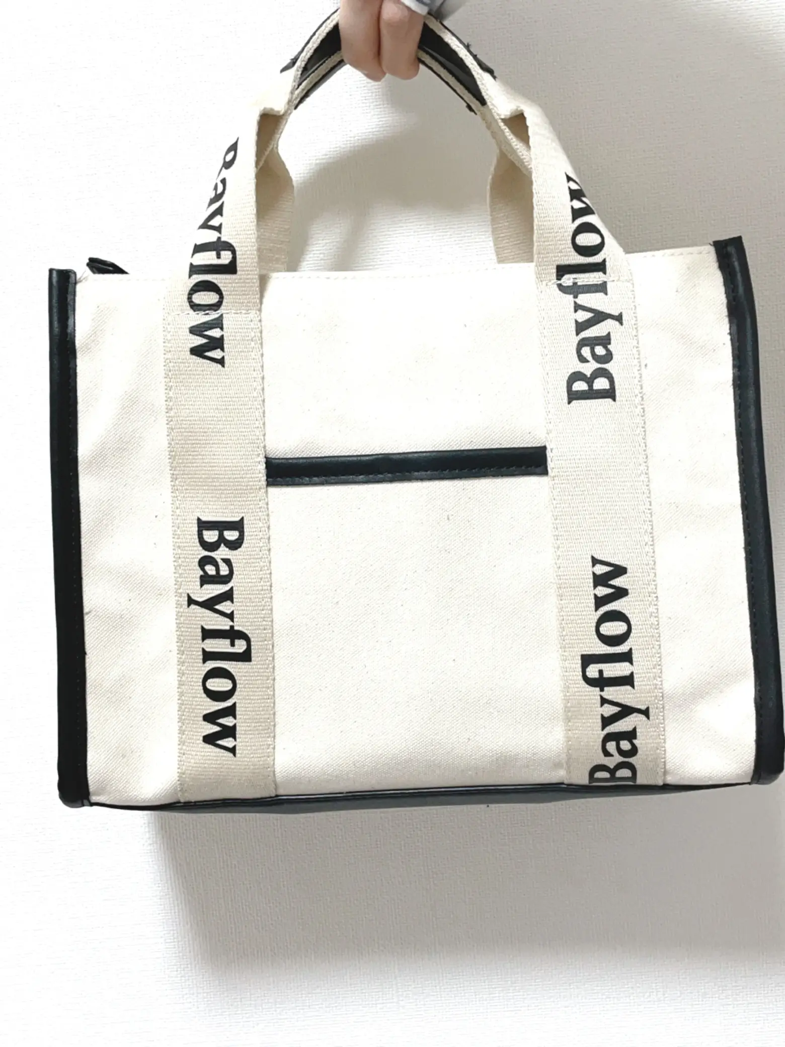 BAYFLOW 】 New! Logo Tape Canvas Tote | Gallery posted by YUN | Lemon8