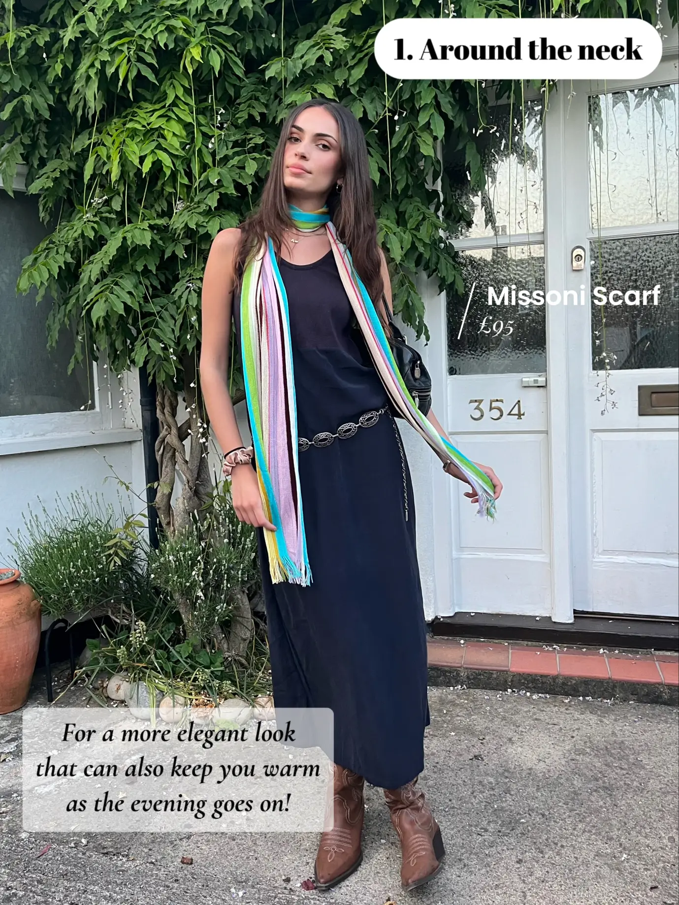 One of the most stylish and cool way to wear your scarf 🤯🧣 Save for
