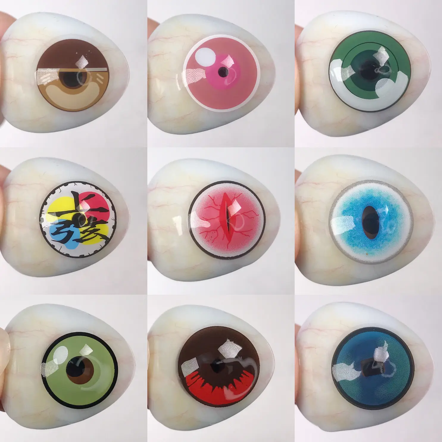 Demon Slayer Douma Halloween Contacts — NO Vision