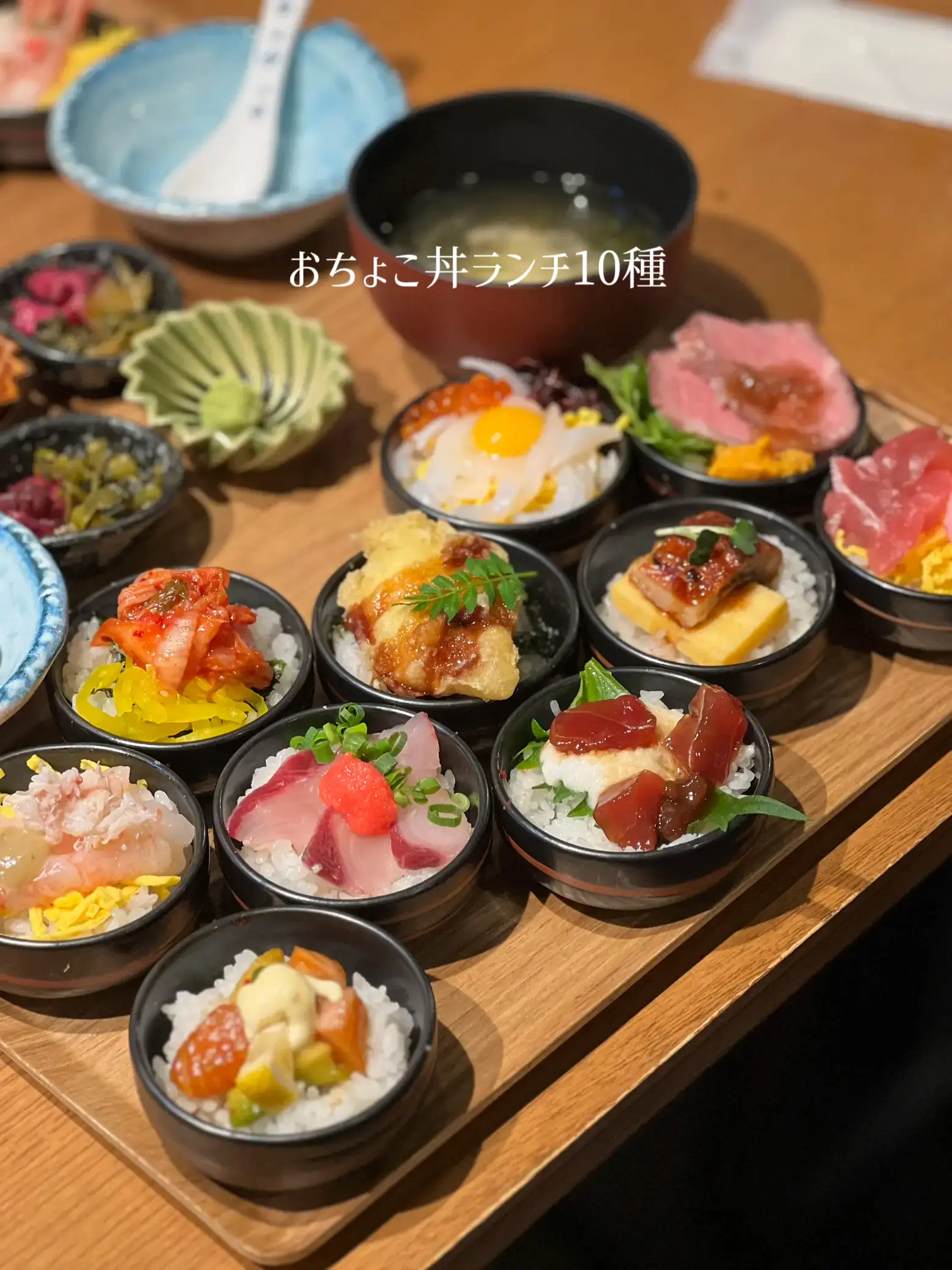 渋谷ランチならココ❕】ちょこっとの美味しいを🤤贅沢海鮮おちょこ丼