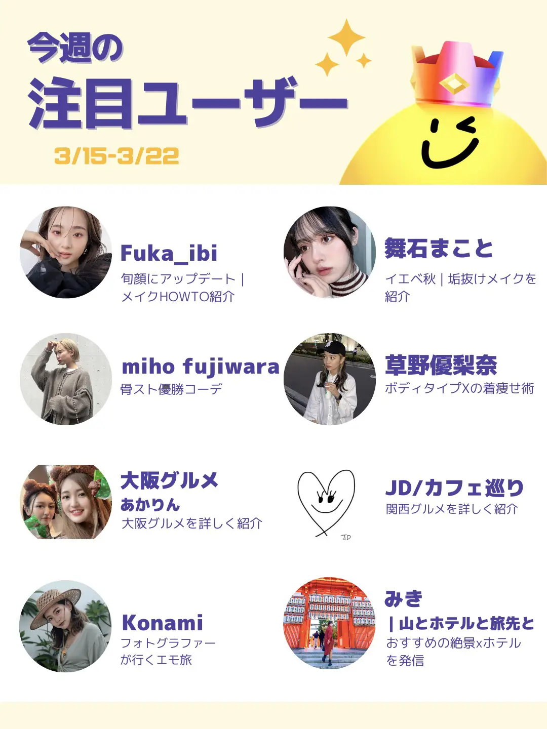 運営Pick！今週の注目ユーザー🔥15人【3/15-3/22】 | Lemon8公式が投稿