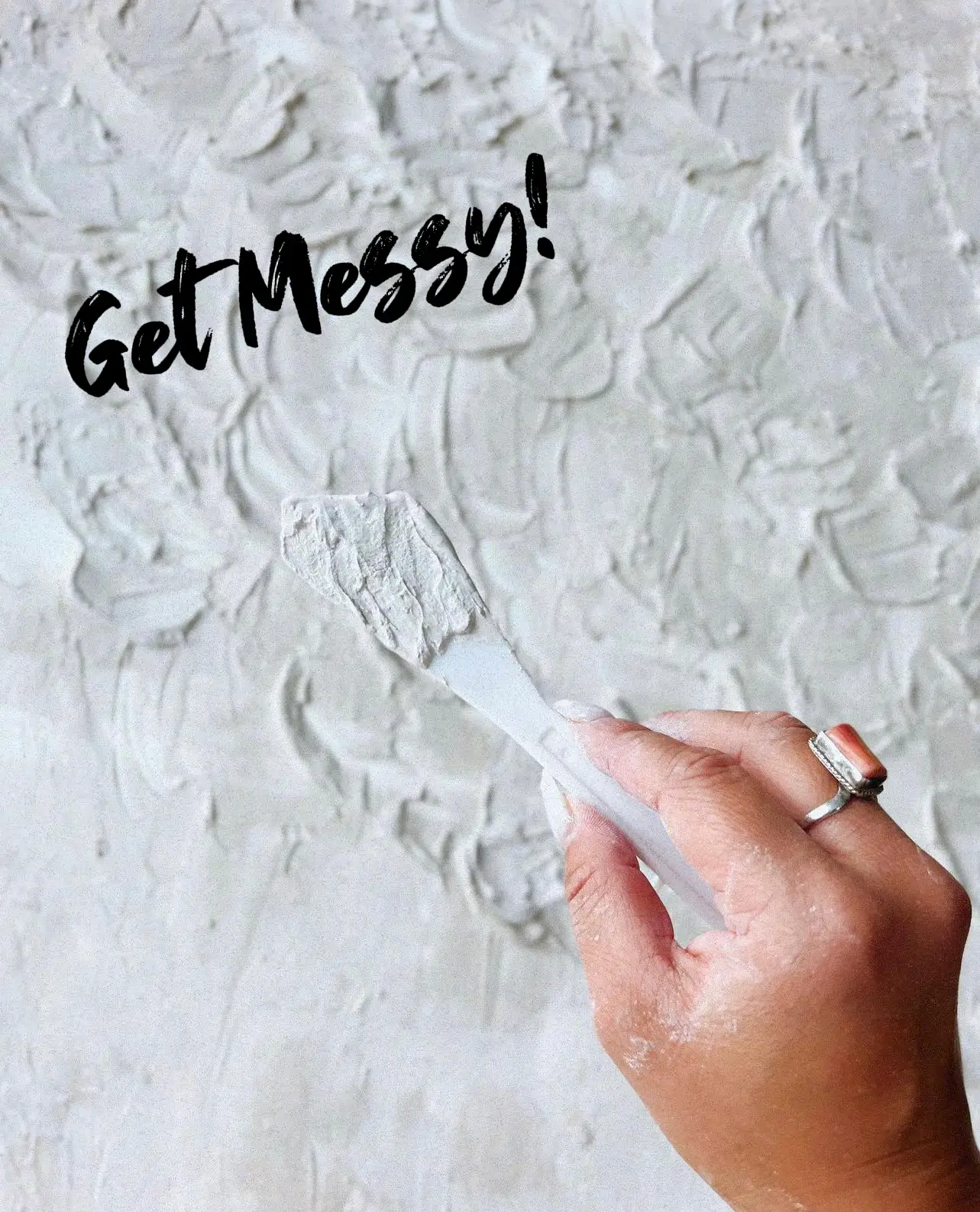 Wall putty Art - Tutorial. 